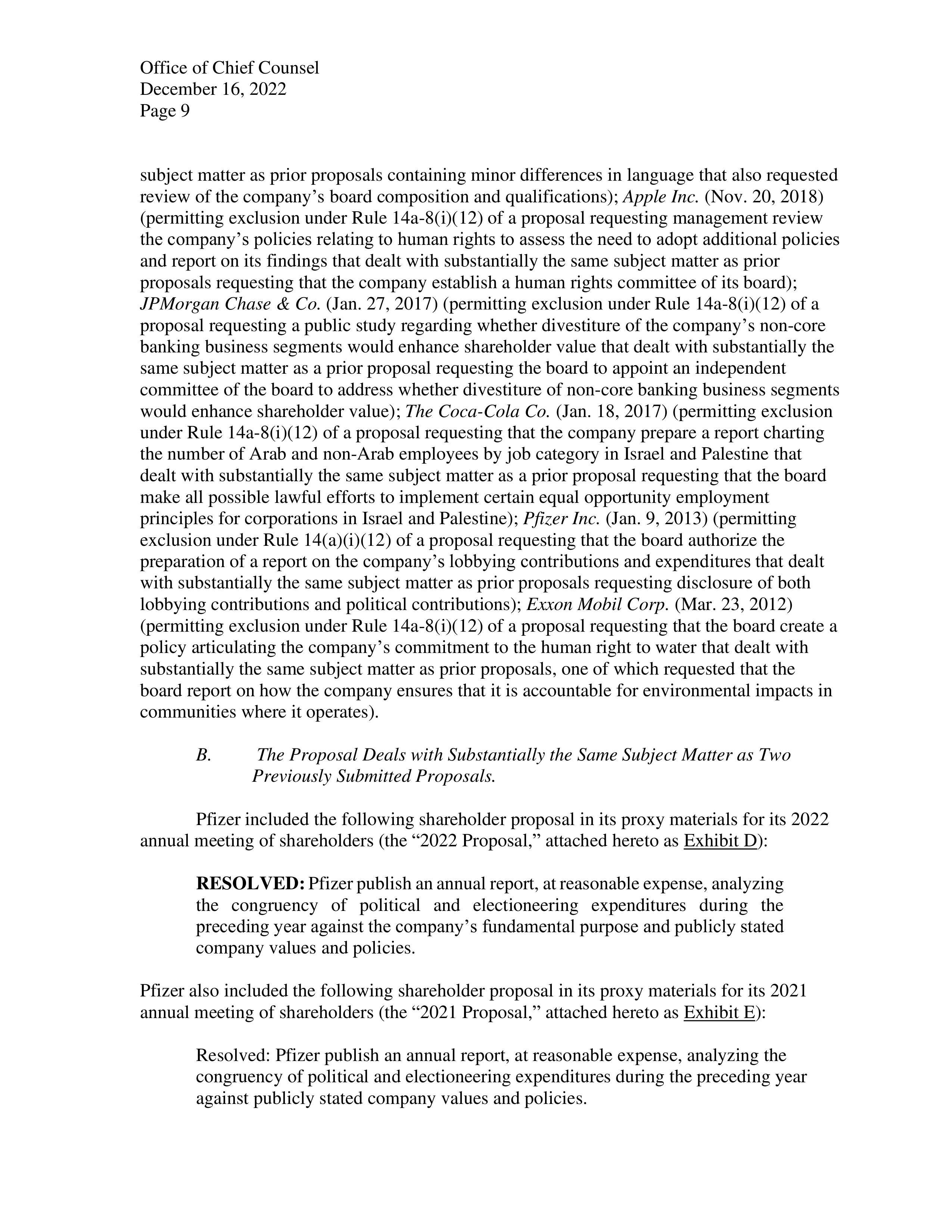 Pfizer Proposal  — page 10