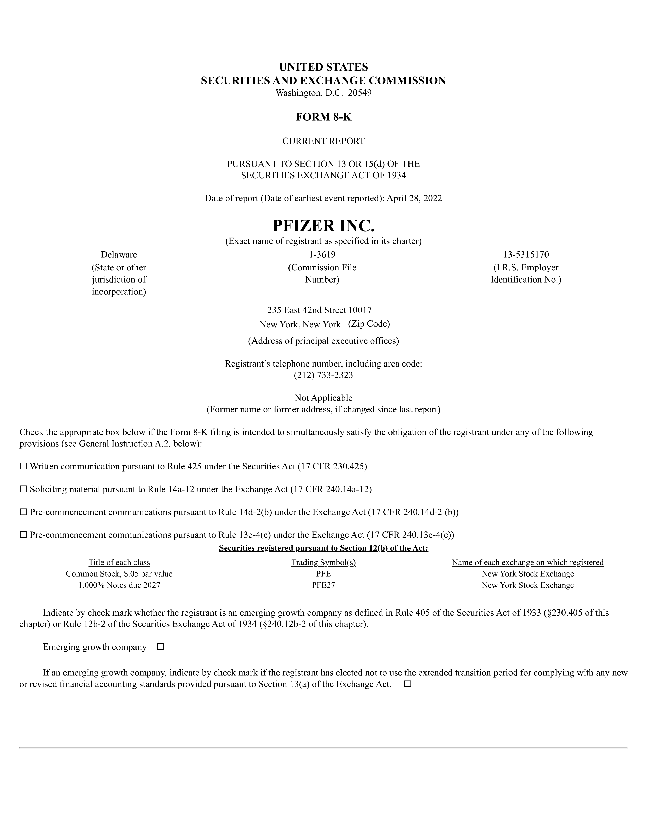 Pfizer Proposal  — page 119