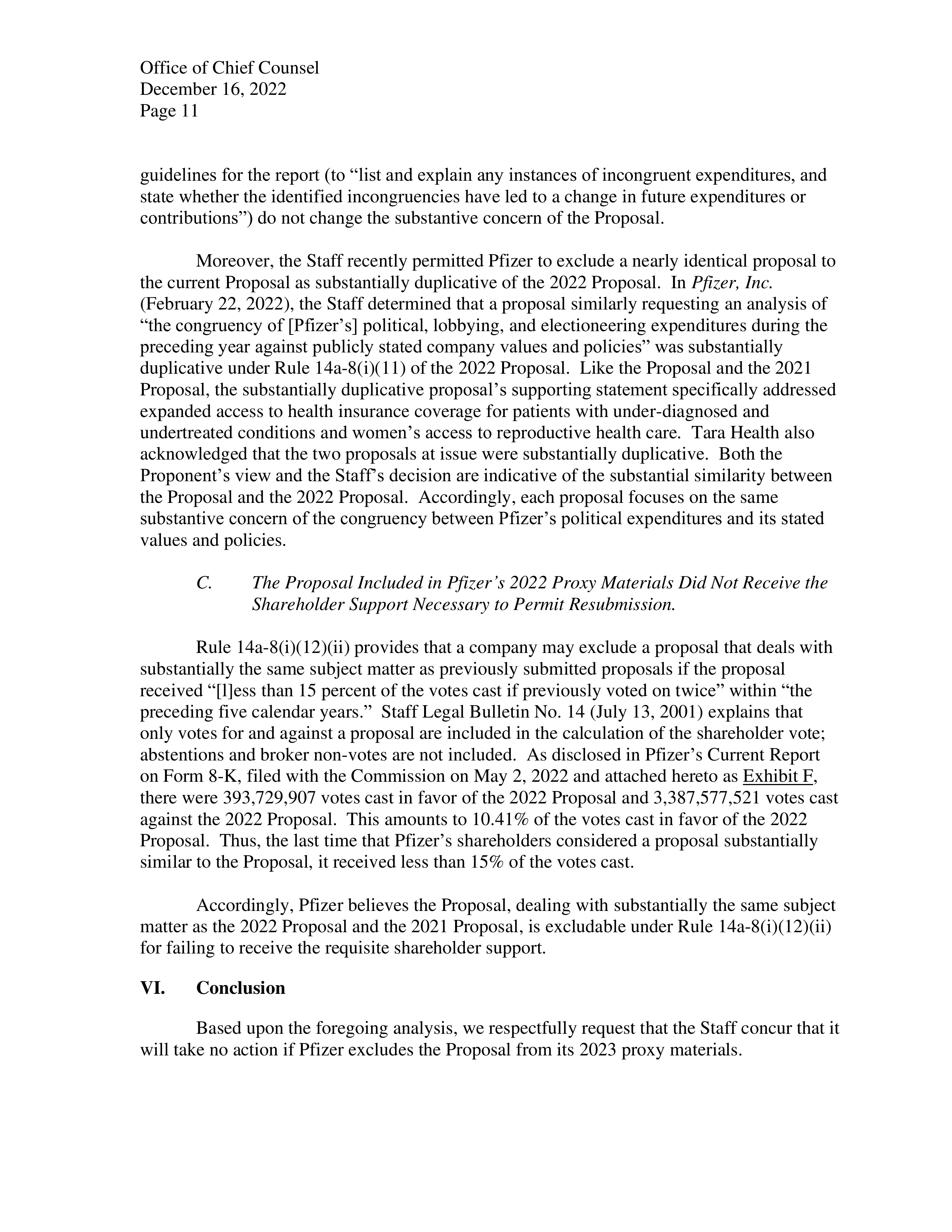 Pfizer Proposal  — page 12