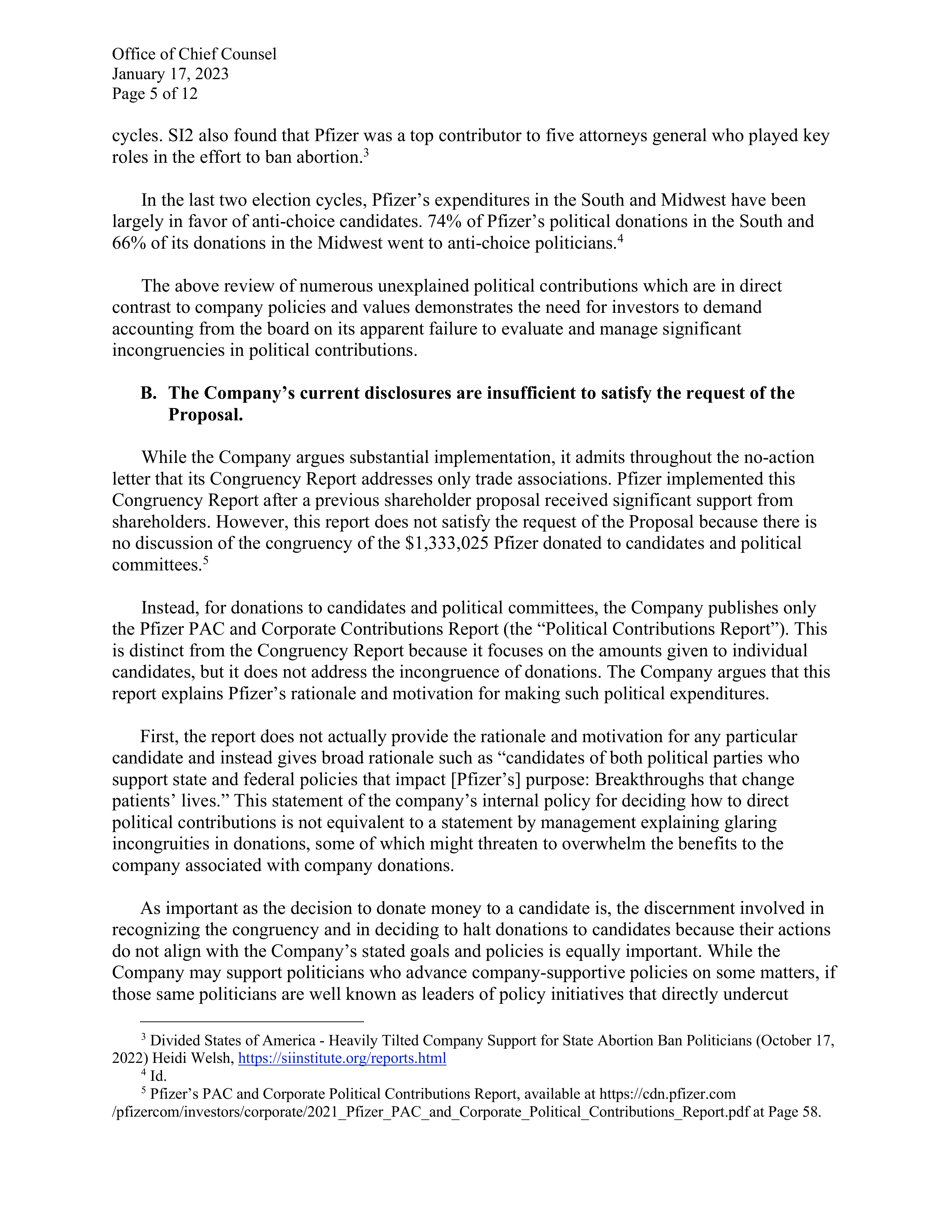 Pfizer Proposal  — page 127