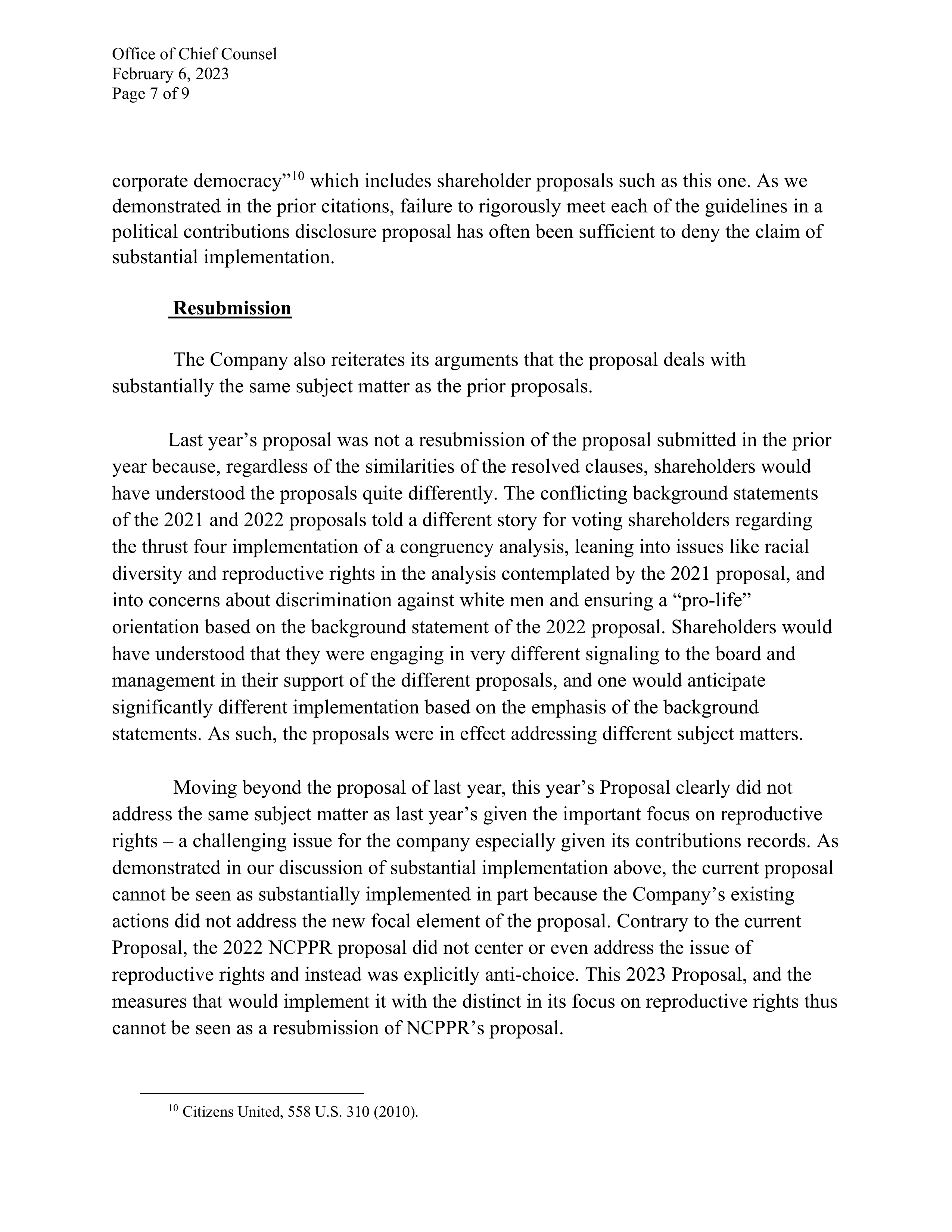 Pfizer Proposal  — page 145