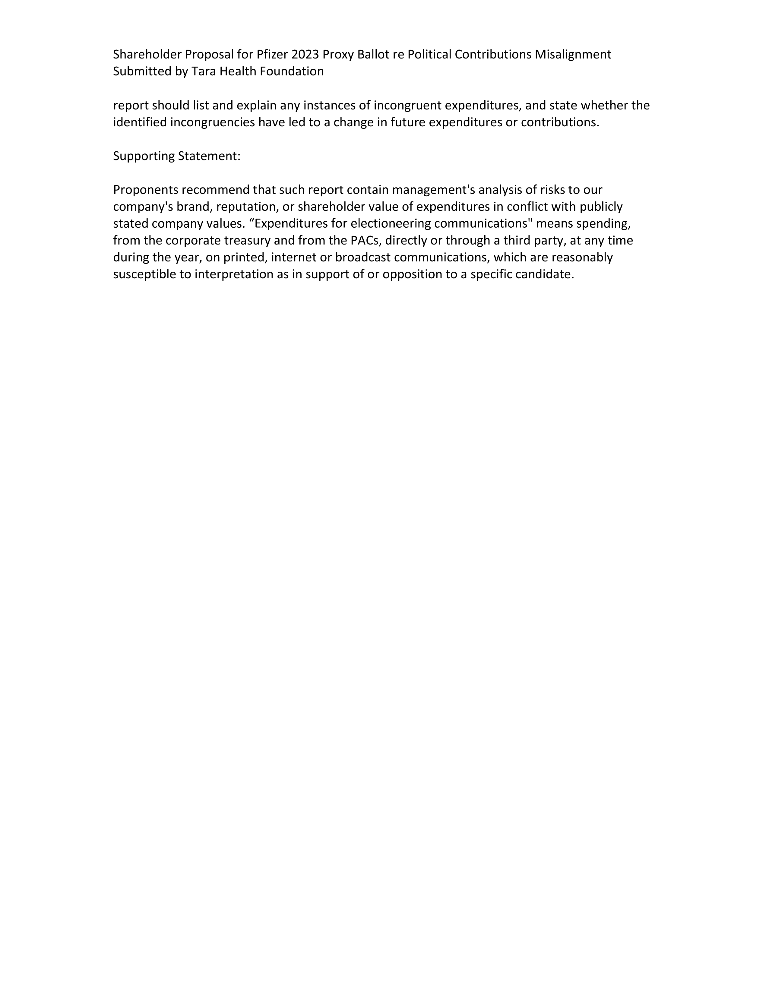 Pfizer Proposal  — page 18