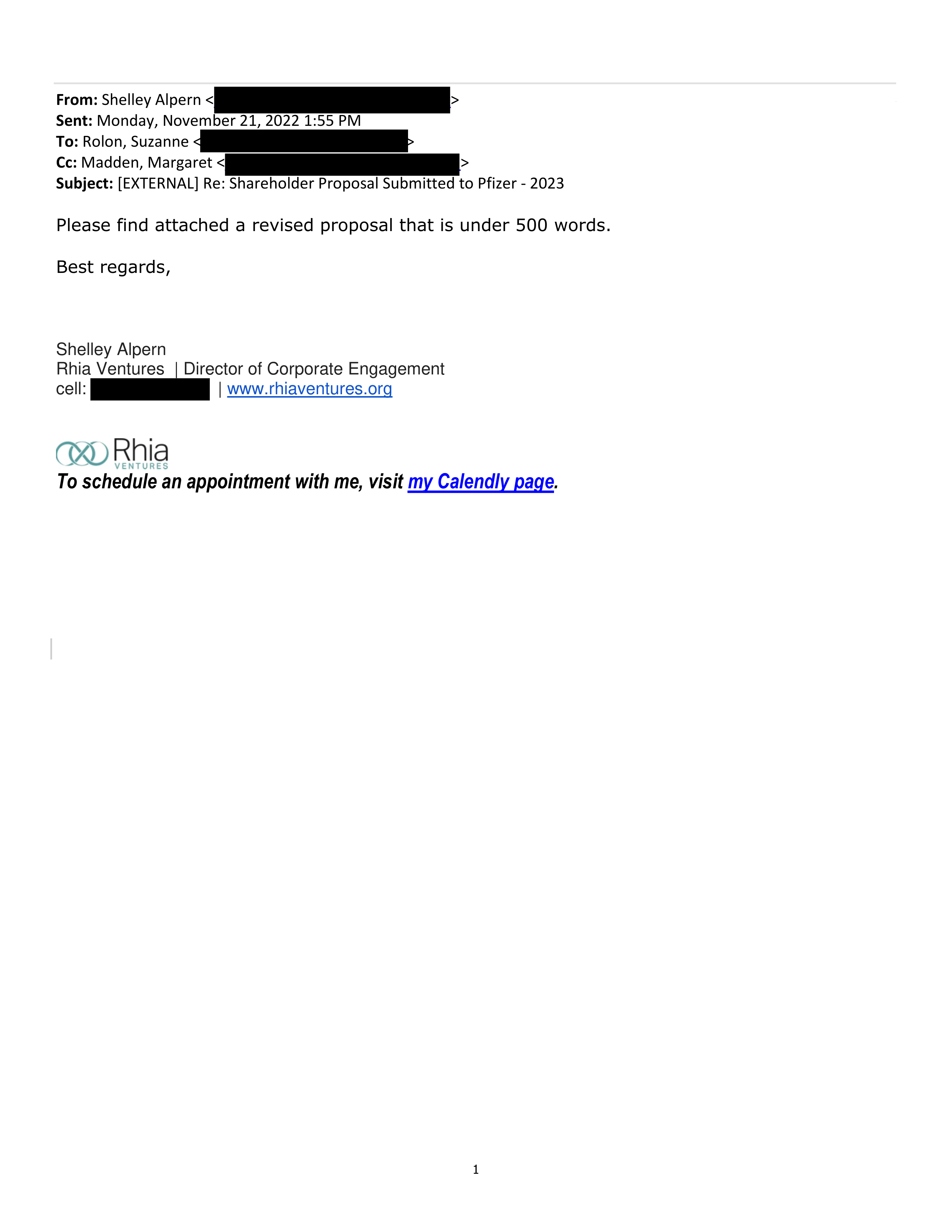 Pfizer Proposal  — page 21