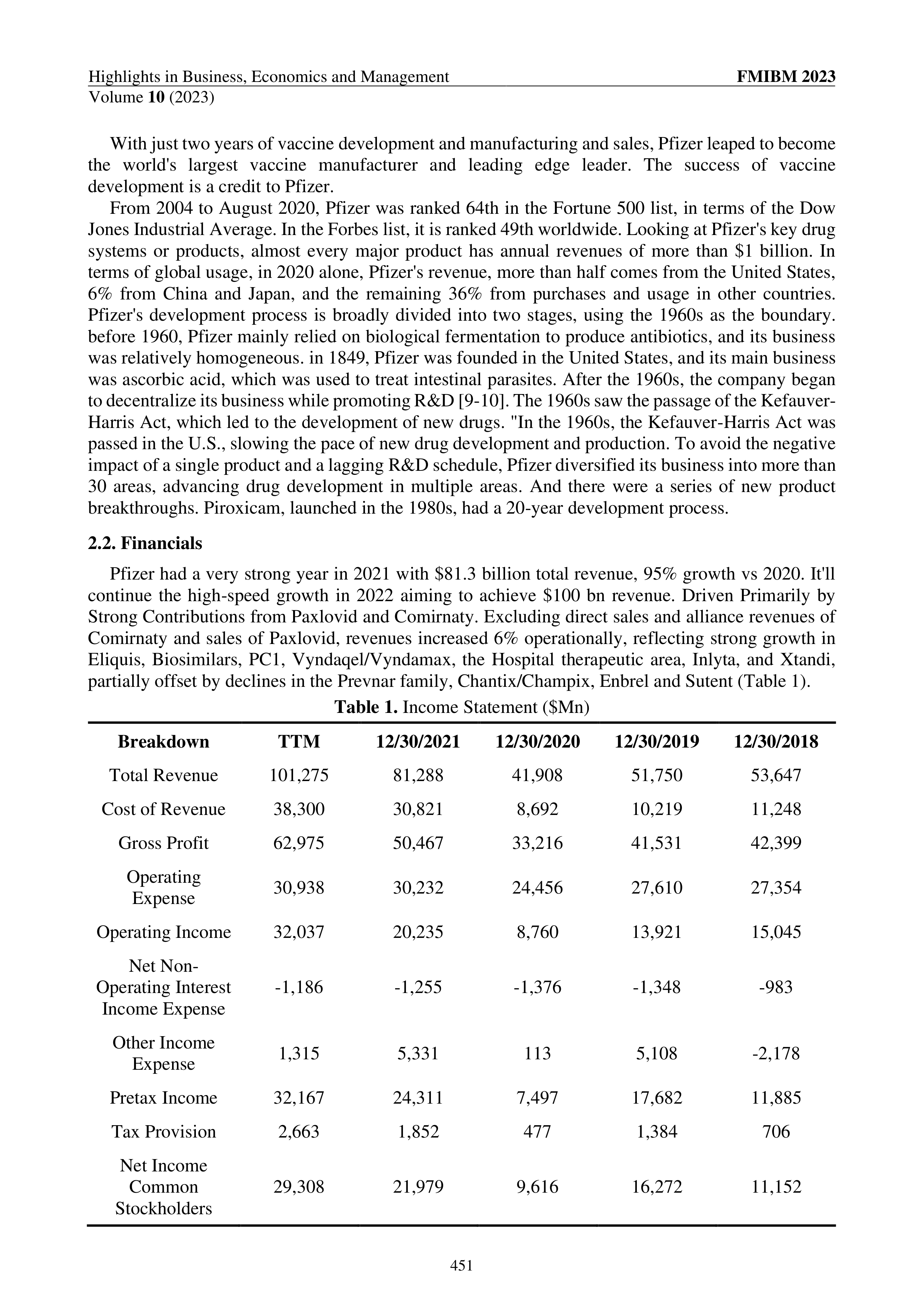 Pfizer Swot Analysis  — page 3