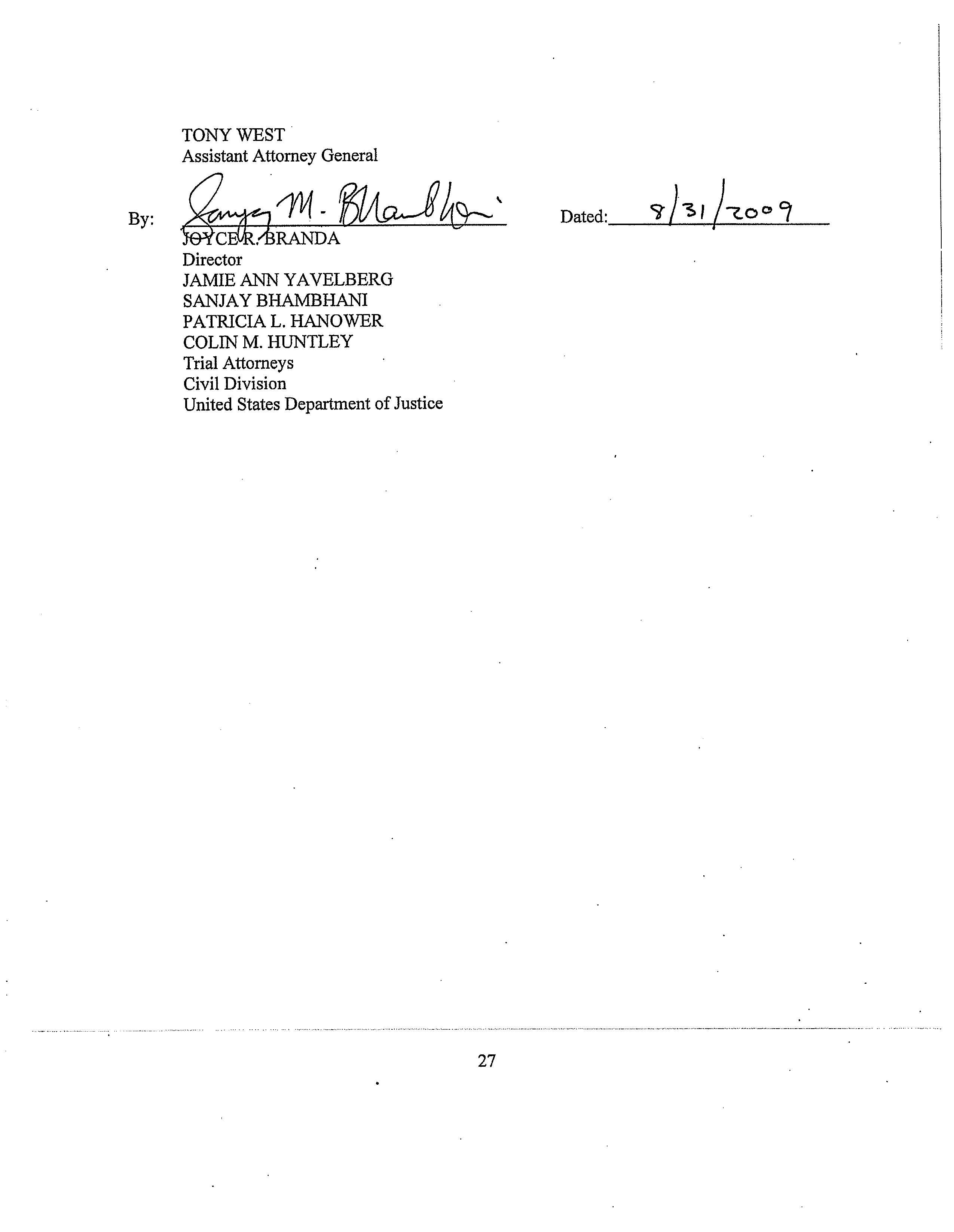 Pfizer Settlement Agreement — page 27