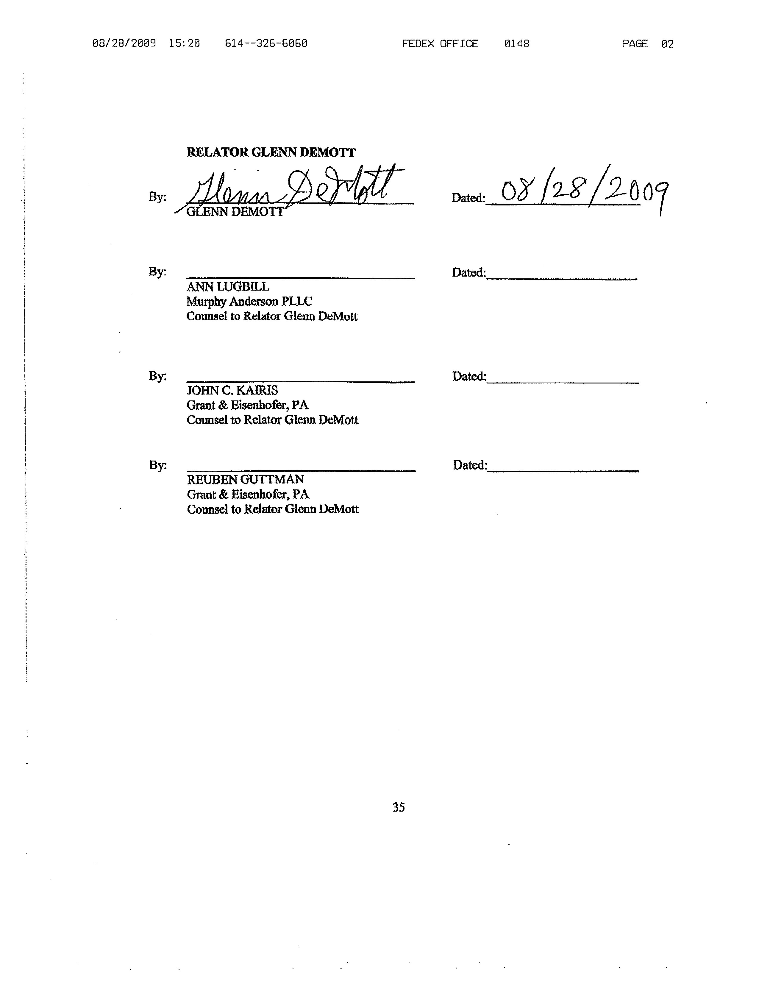 Pfizer Settlement Agreement — page 35