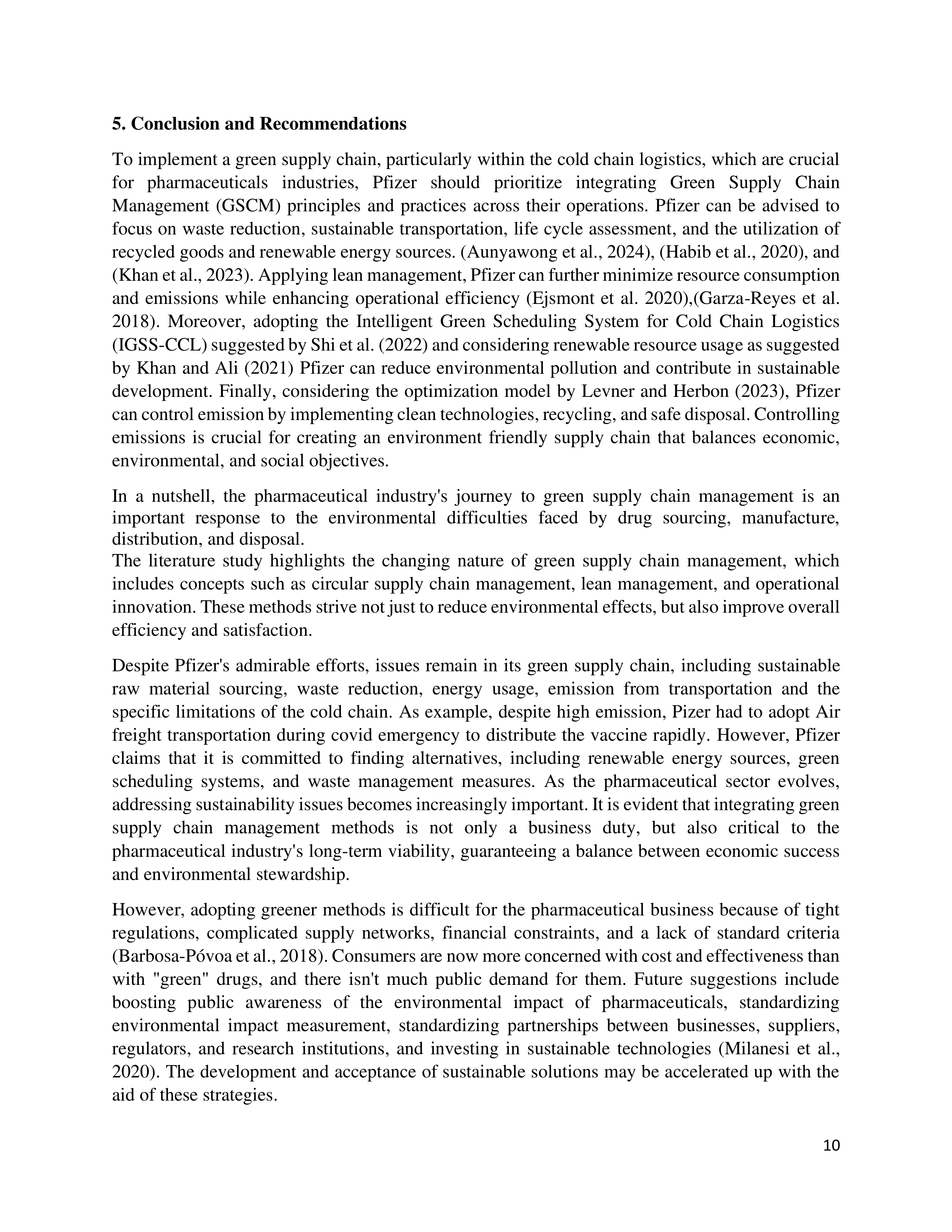 Pfizer Sustainability Report — page 10