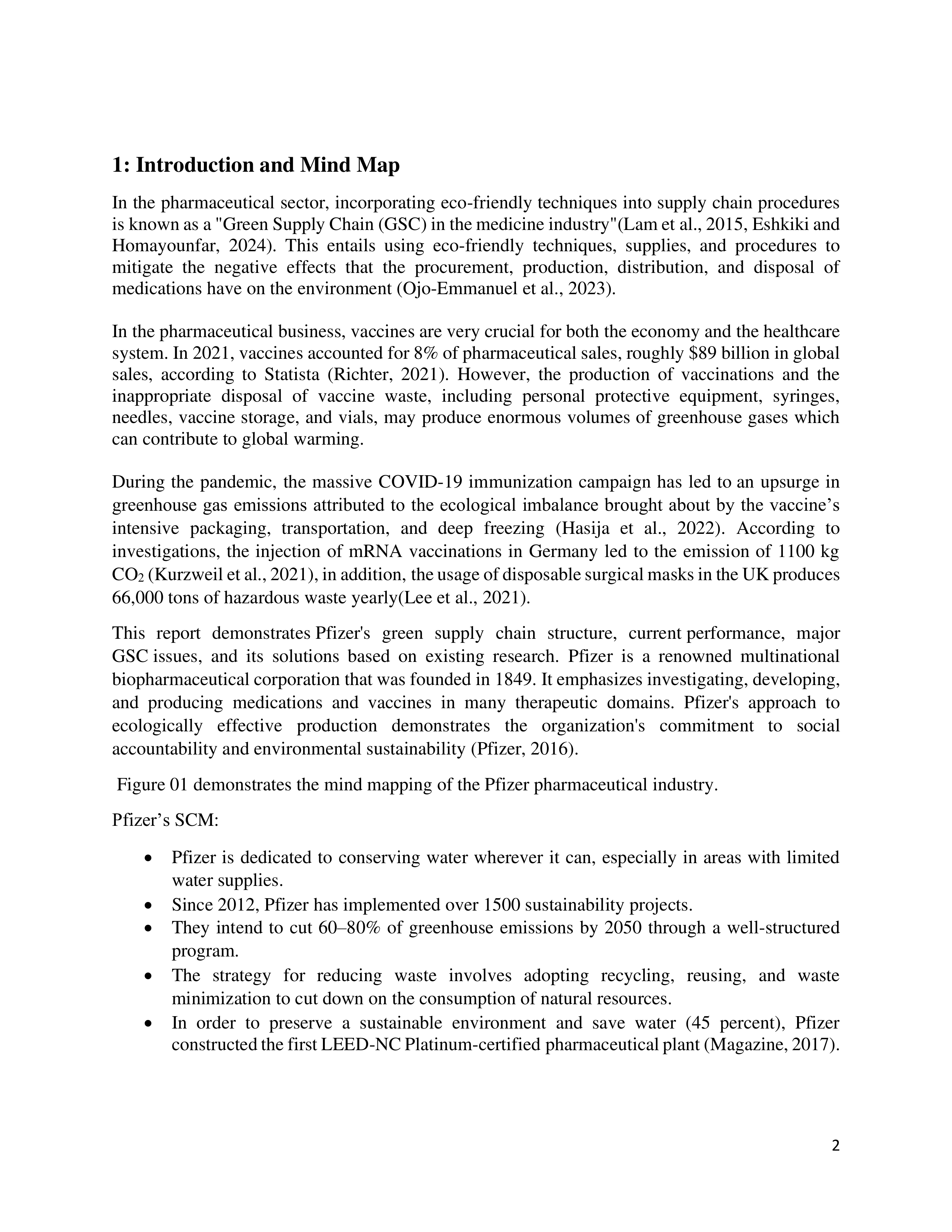Pfizer Sustainability Report — page 2