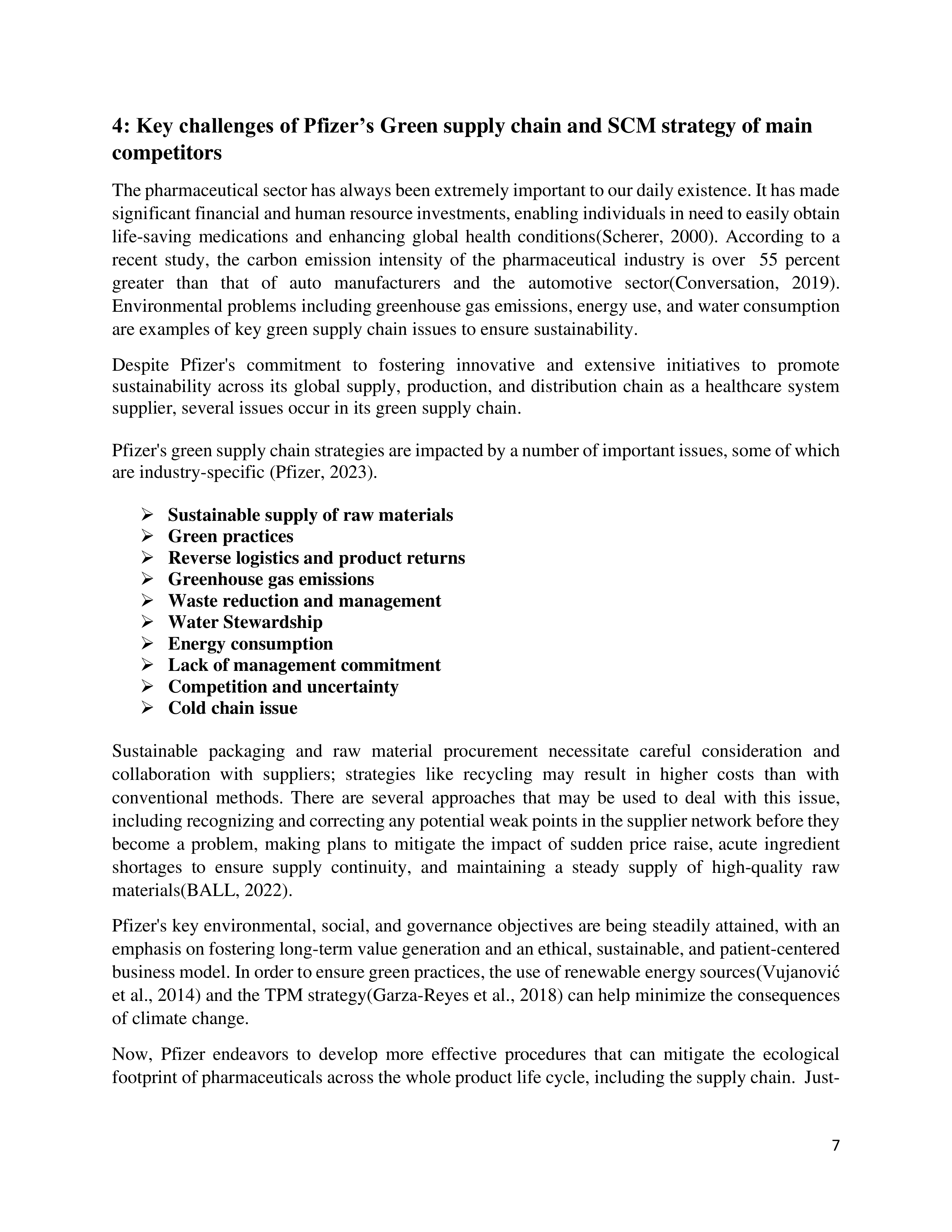 Pfizer Sustainability Report — page 7