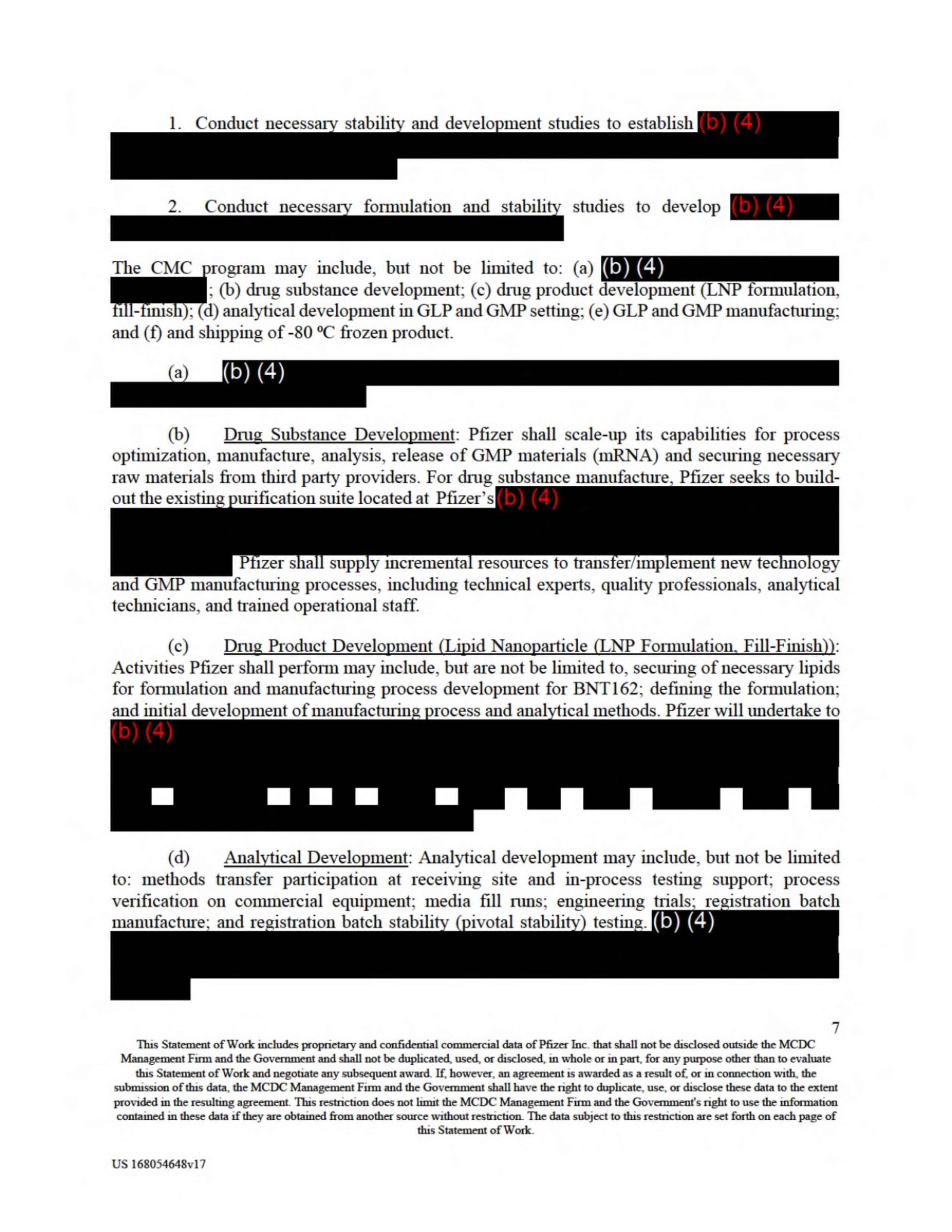 Pfizer Vaccine Supply Contract — page 9