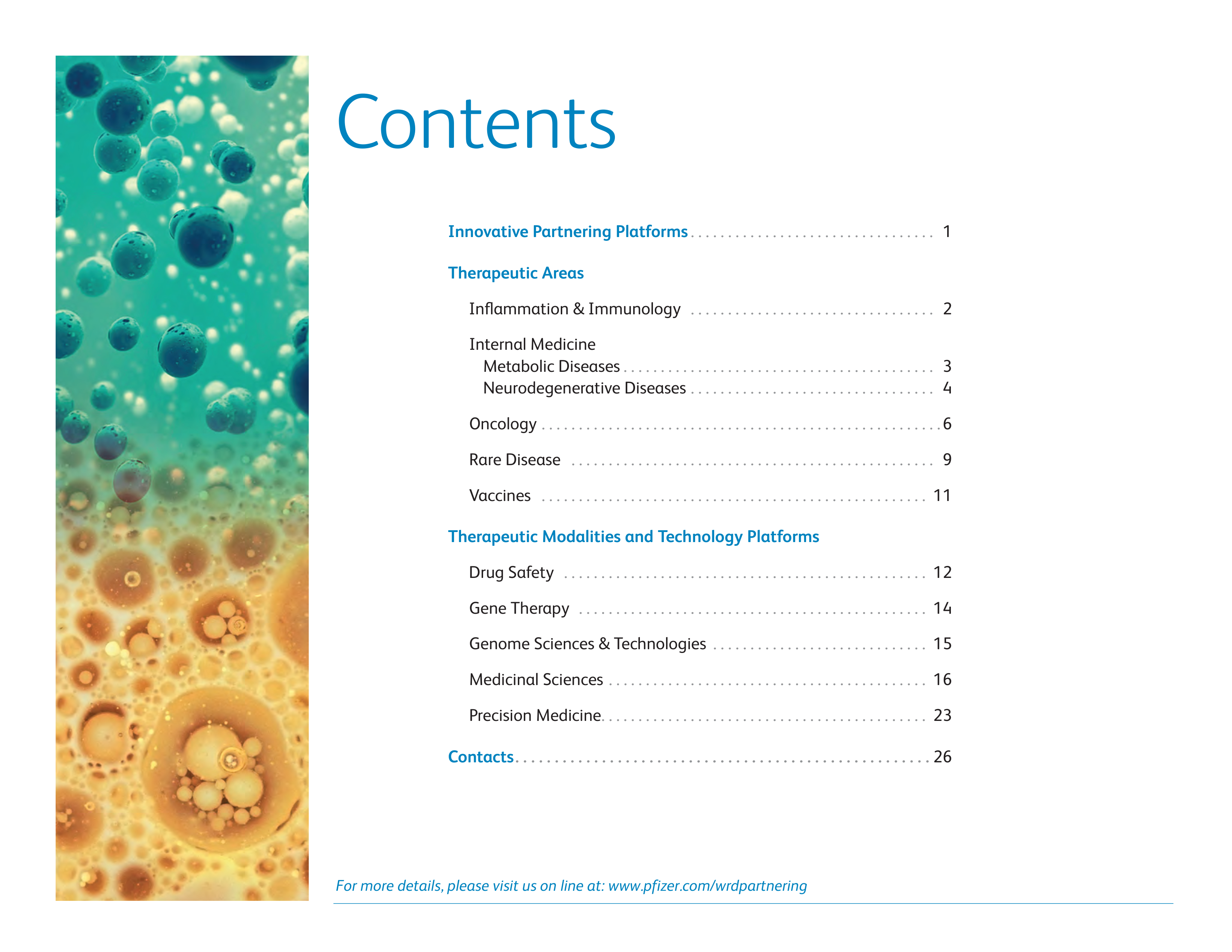 Pfizer Worldwide R&D Brochure — page 3