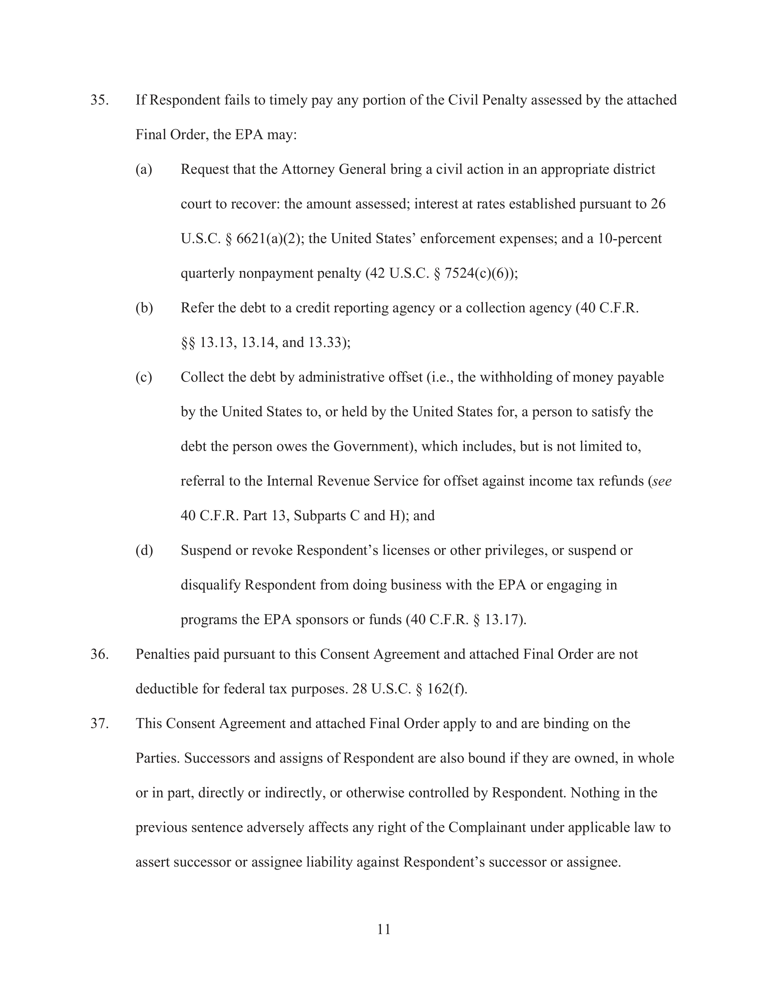 Phillips 66 Consent Agreement — page 12