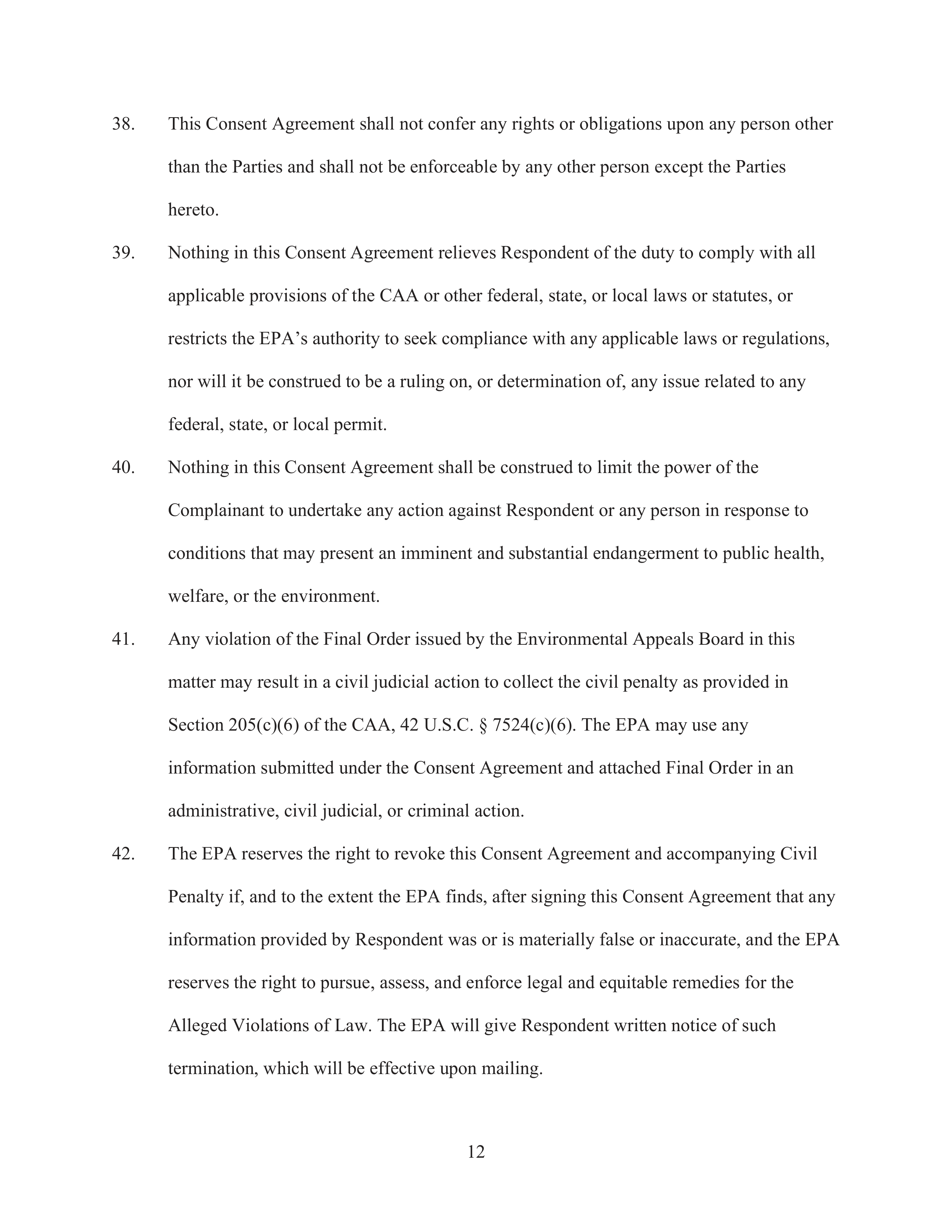 Phillips 66 Consent Agreement — page 13