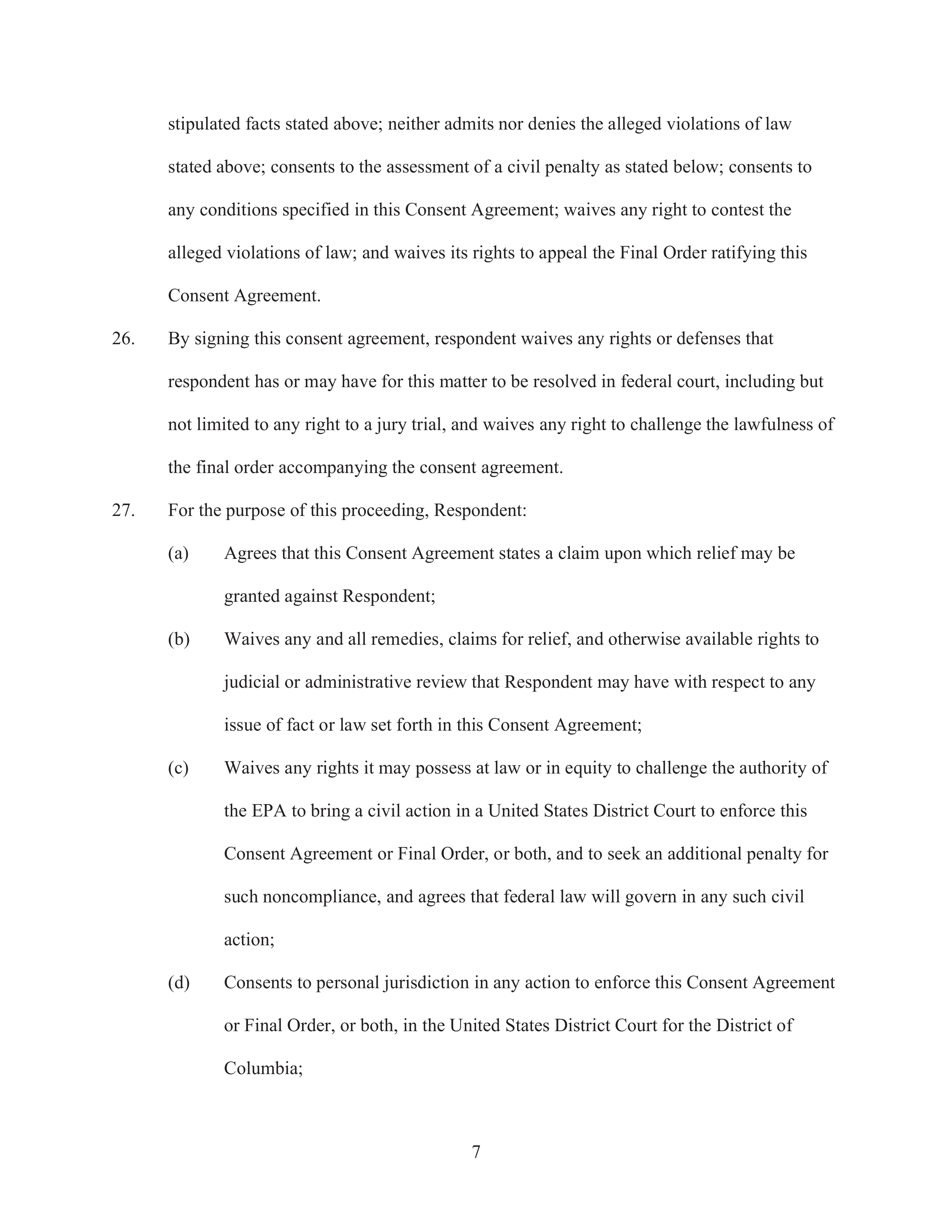 Phillips 66 Consent Agreement — page 8