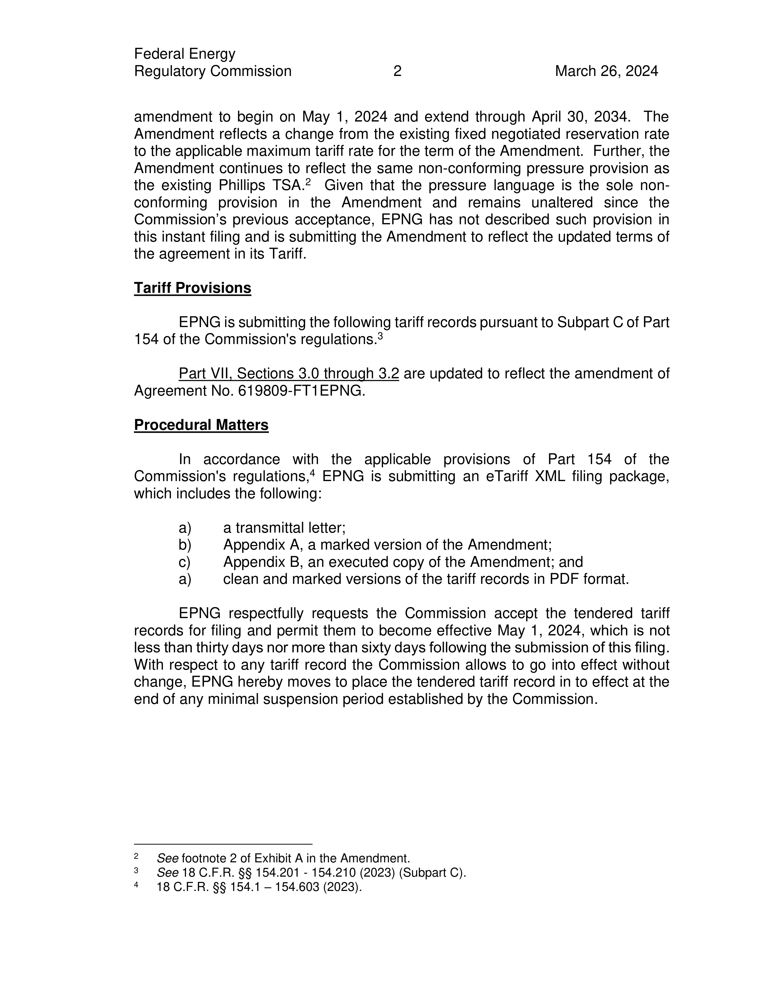 Phillips 66 Transportation Service Agreement — page 2
