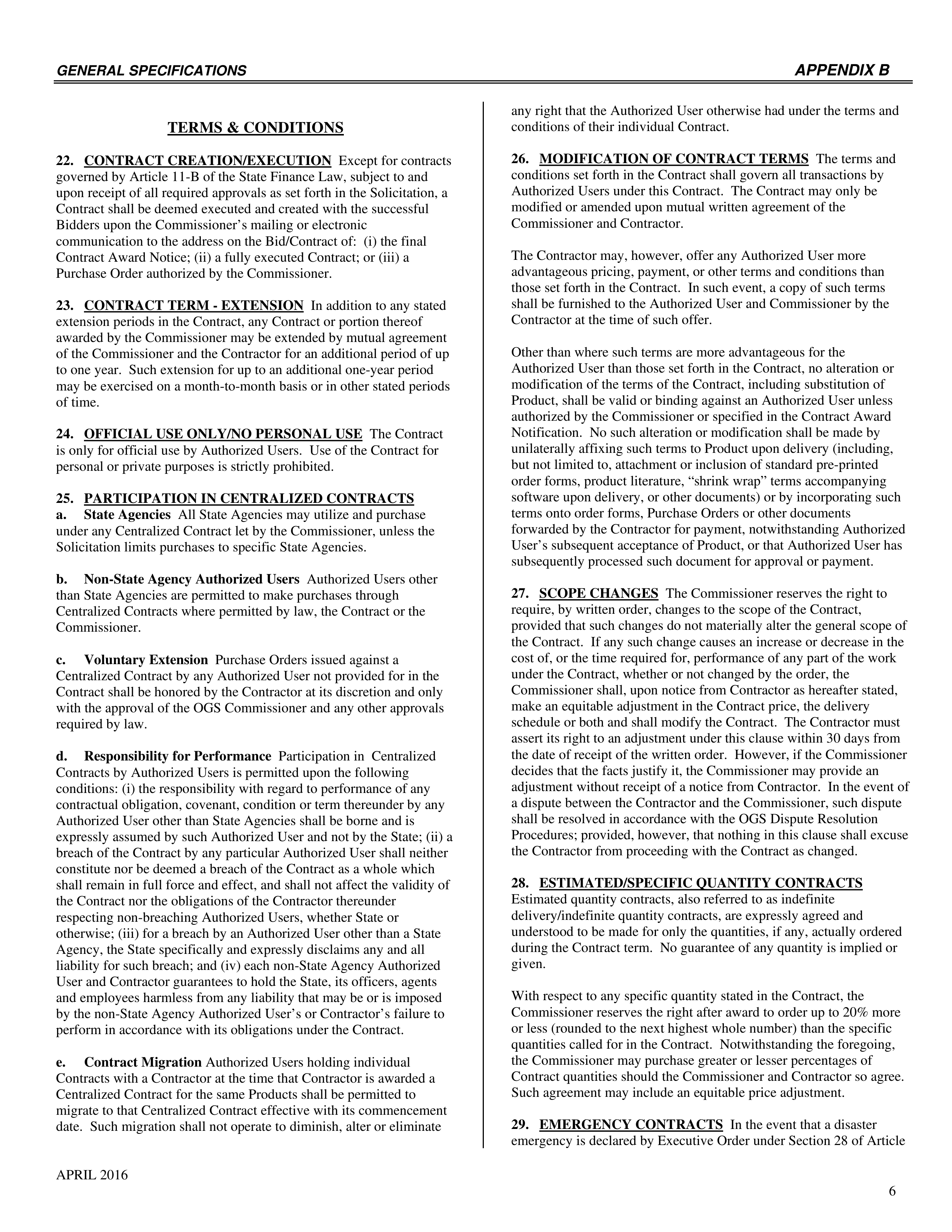 State Office of General Services and Deloitte Consulting Contract — page 34