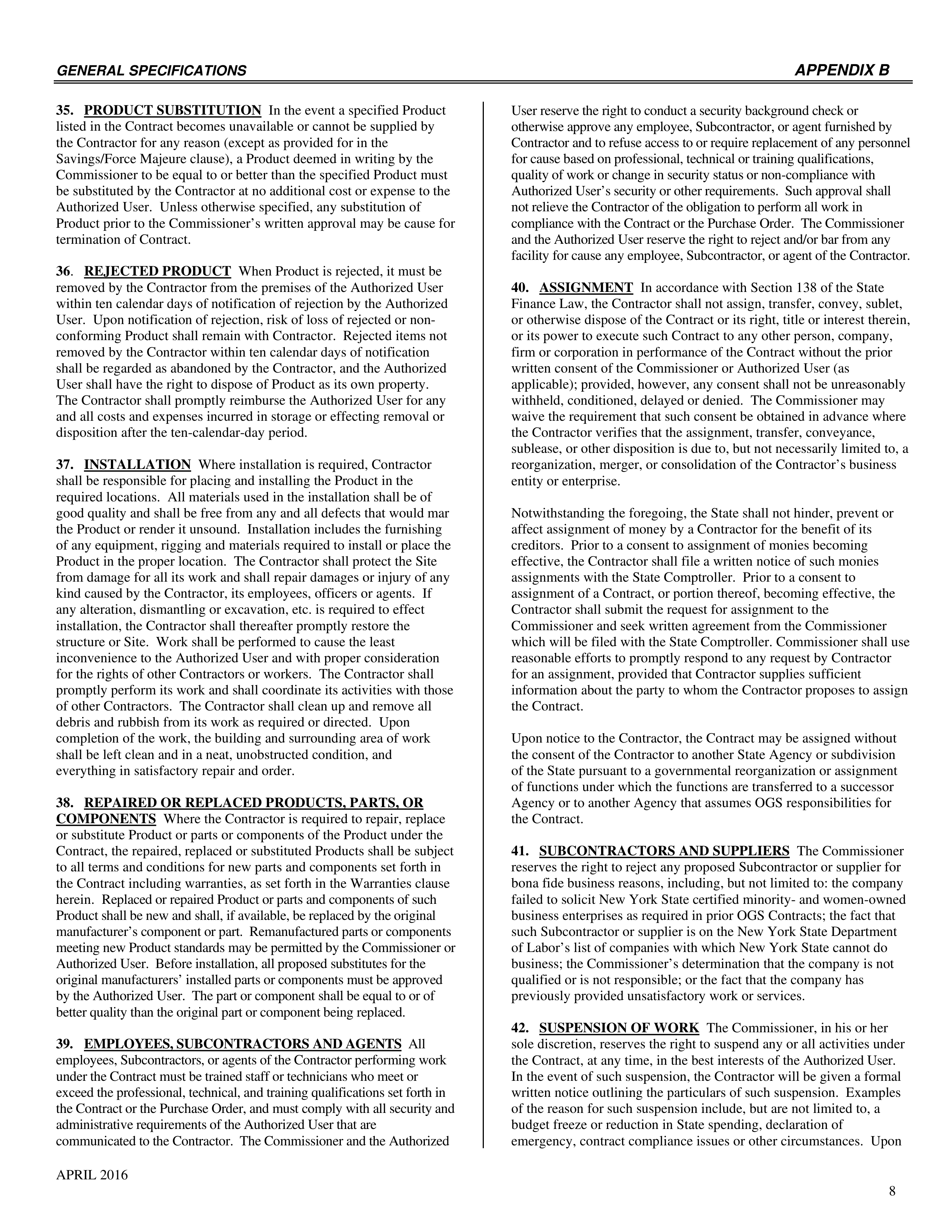 State Office of General Services and Deloitte Consulting Contract — page 36