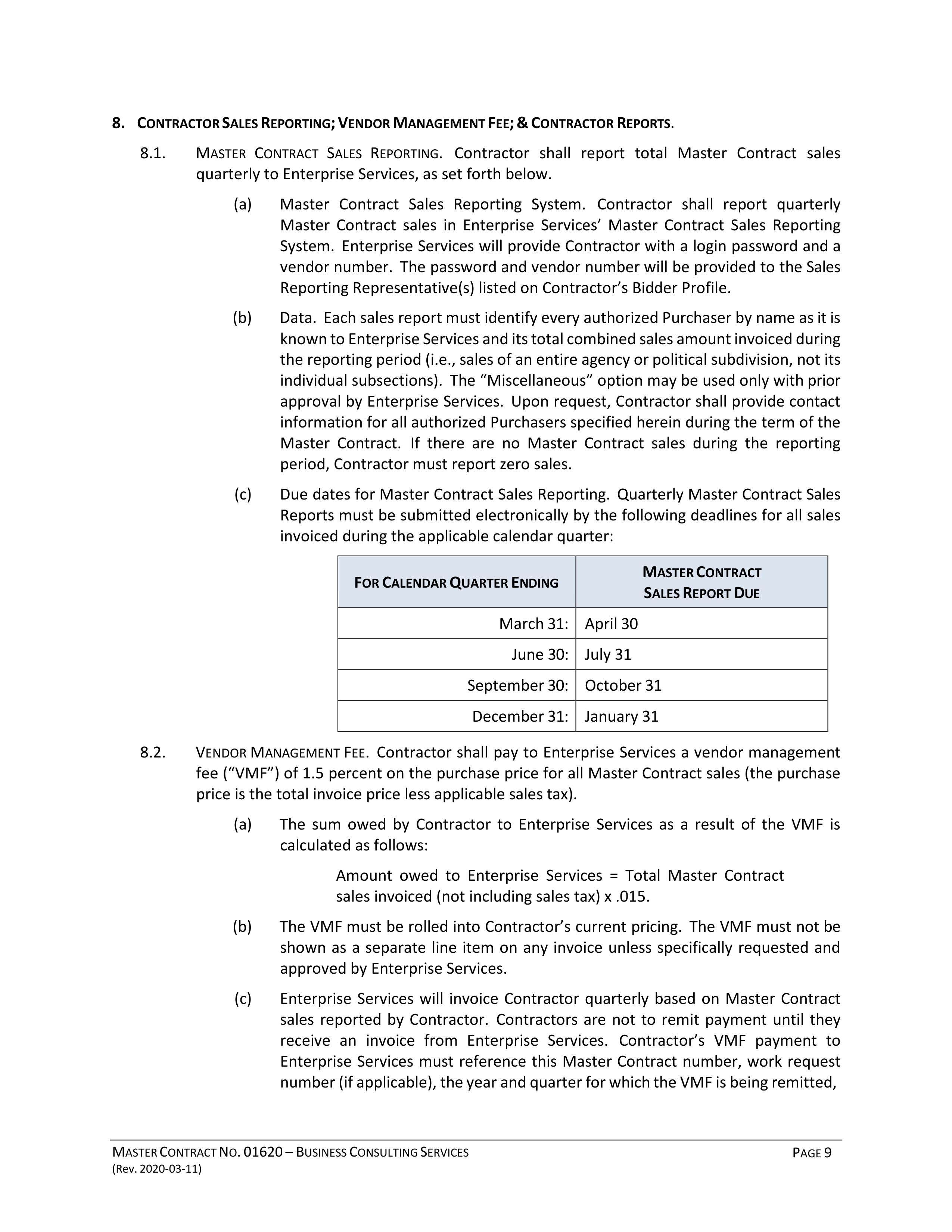 State Office of General Services and Deloitte Consulting Contract — page 64