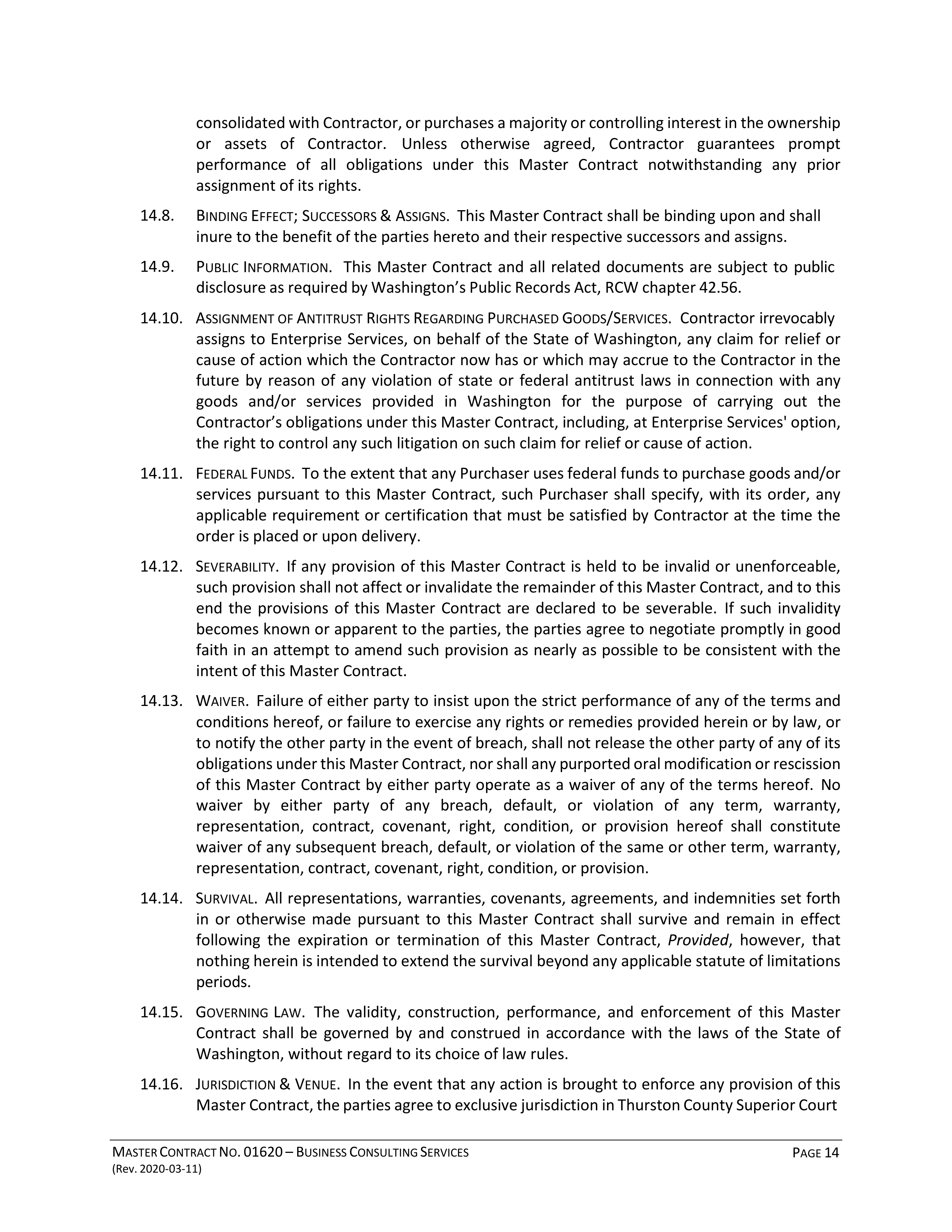 State Office of General Services and Deloitte Consulting Contract — page 69