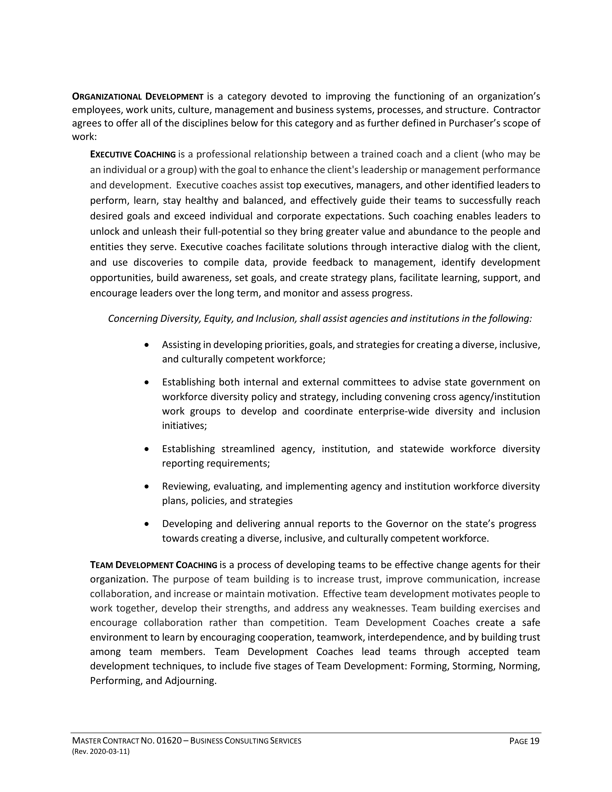 State Office of General Services and Deloitte Consulting Contract — page 74