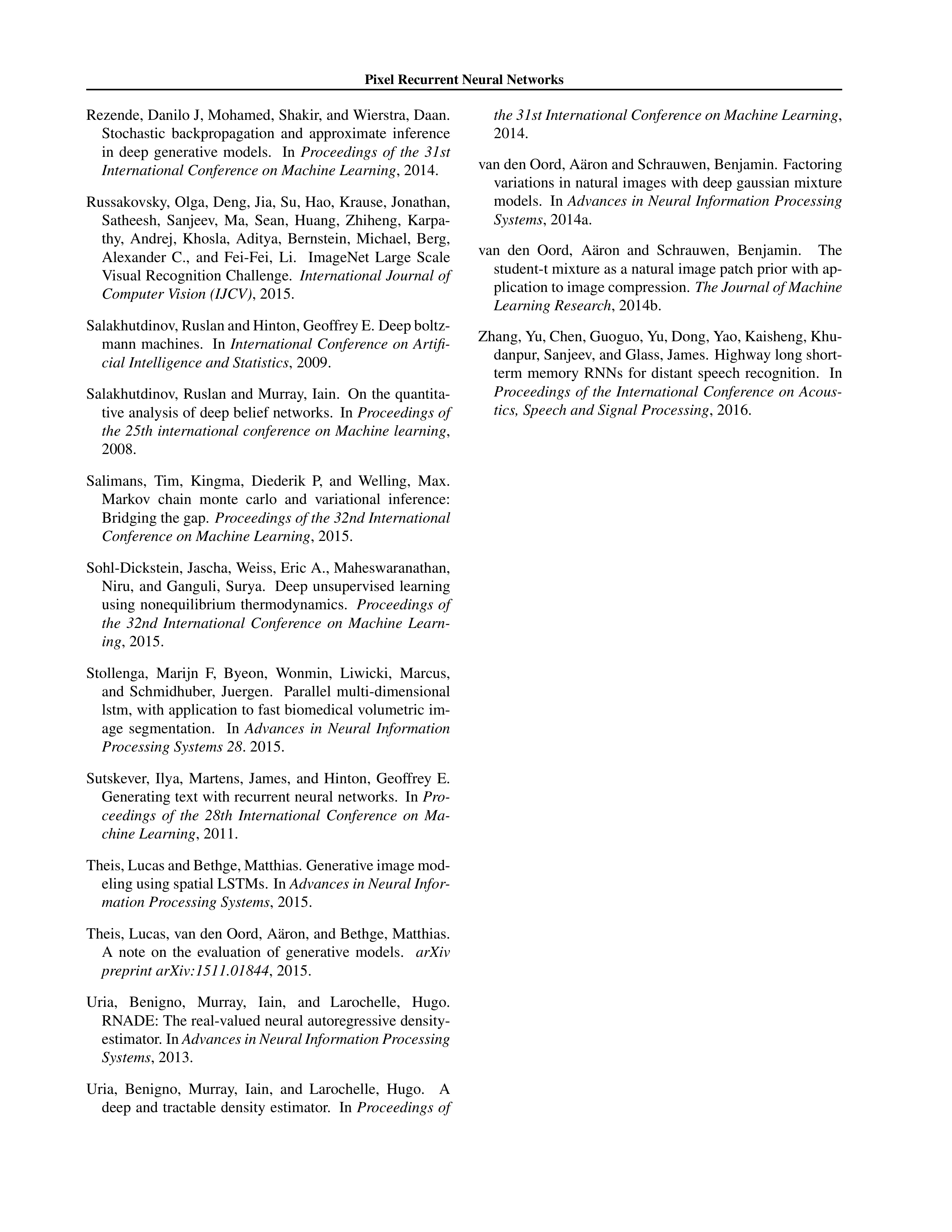PixelRNN Research Paper by University of California — page 10
