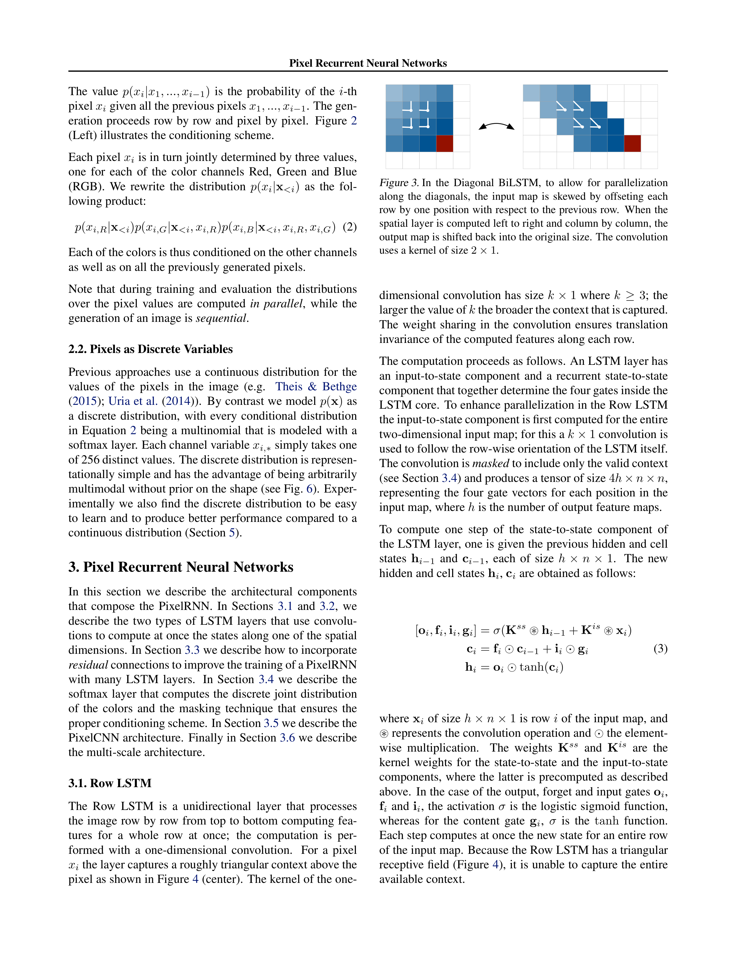 PixelRNN Research Paper by University of California — page 3