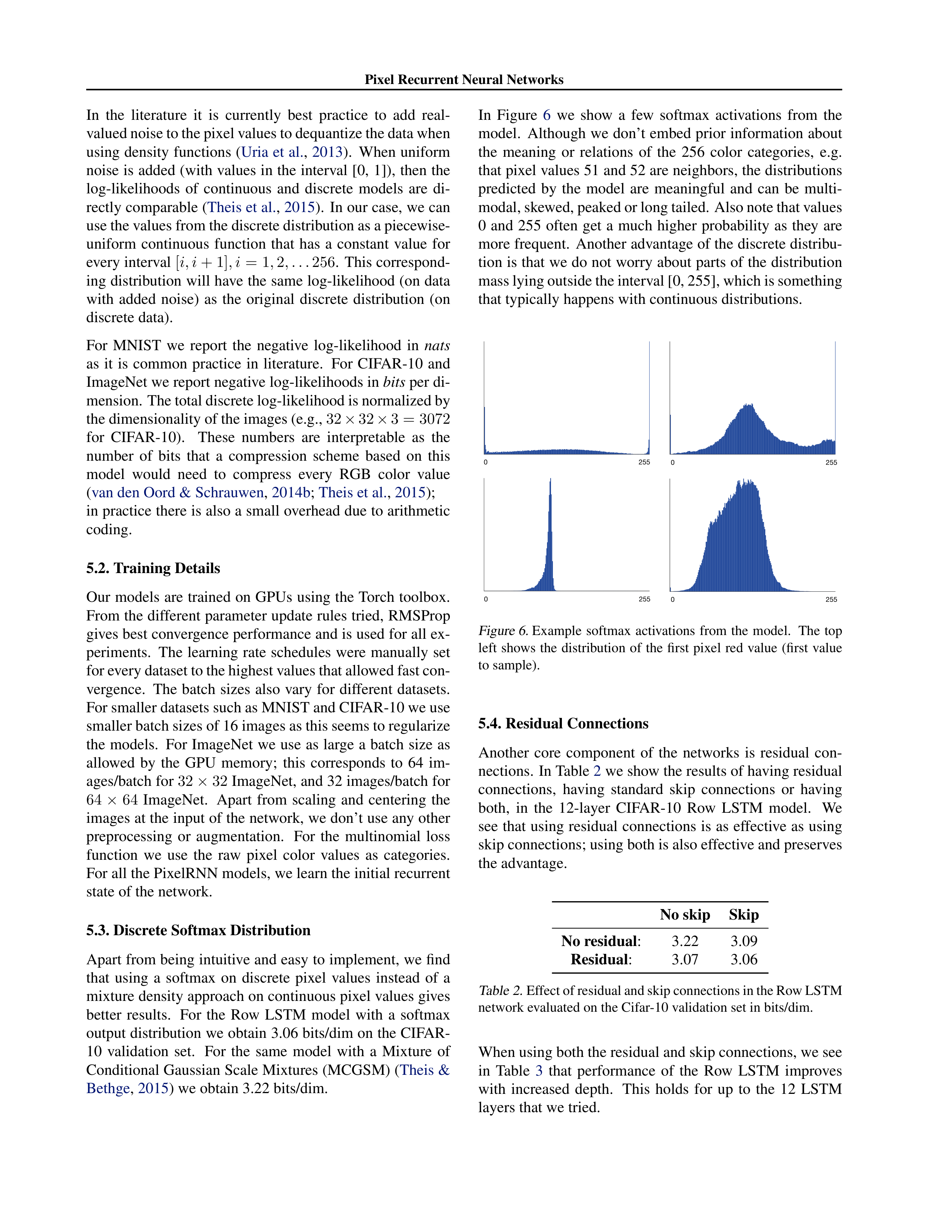 PixelRNN Research Paper by University of California — page 6