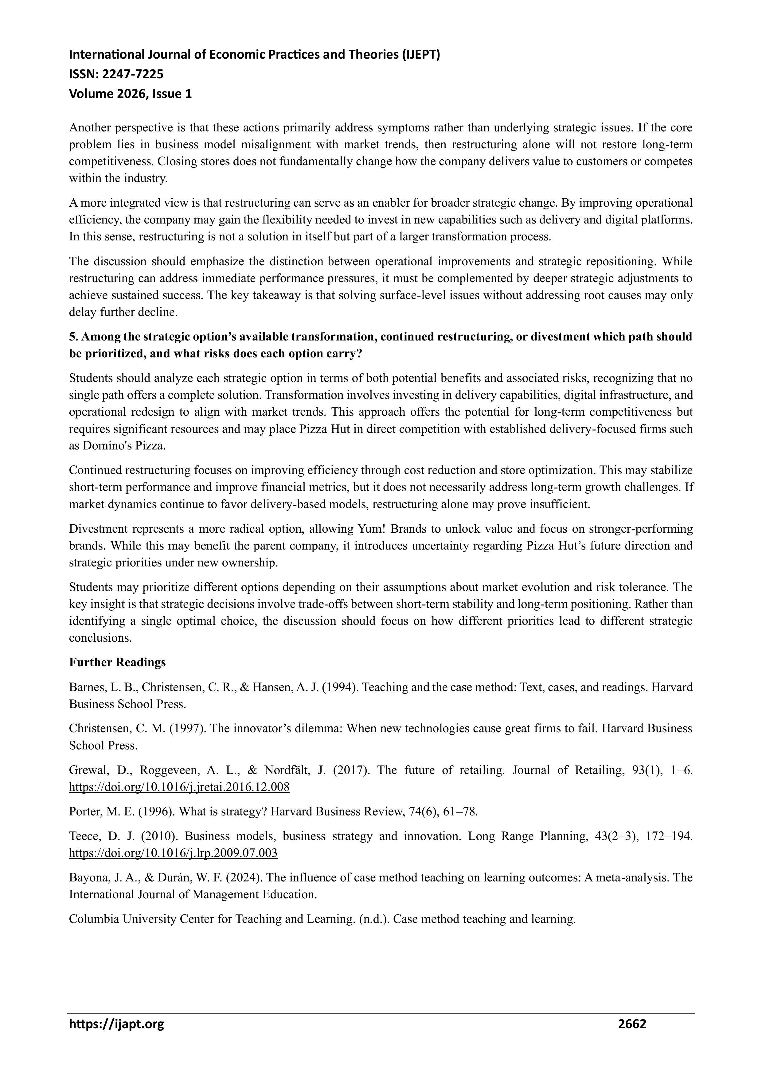 Pizza Hut Case Study — page 13