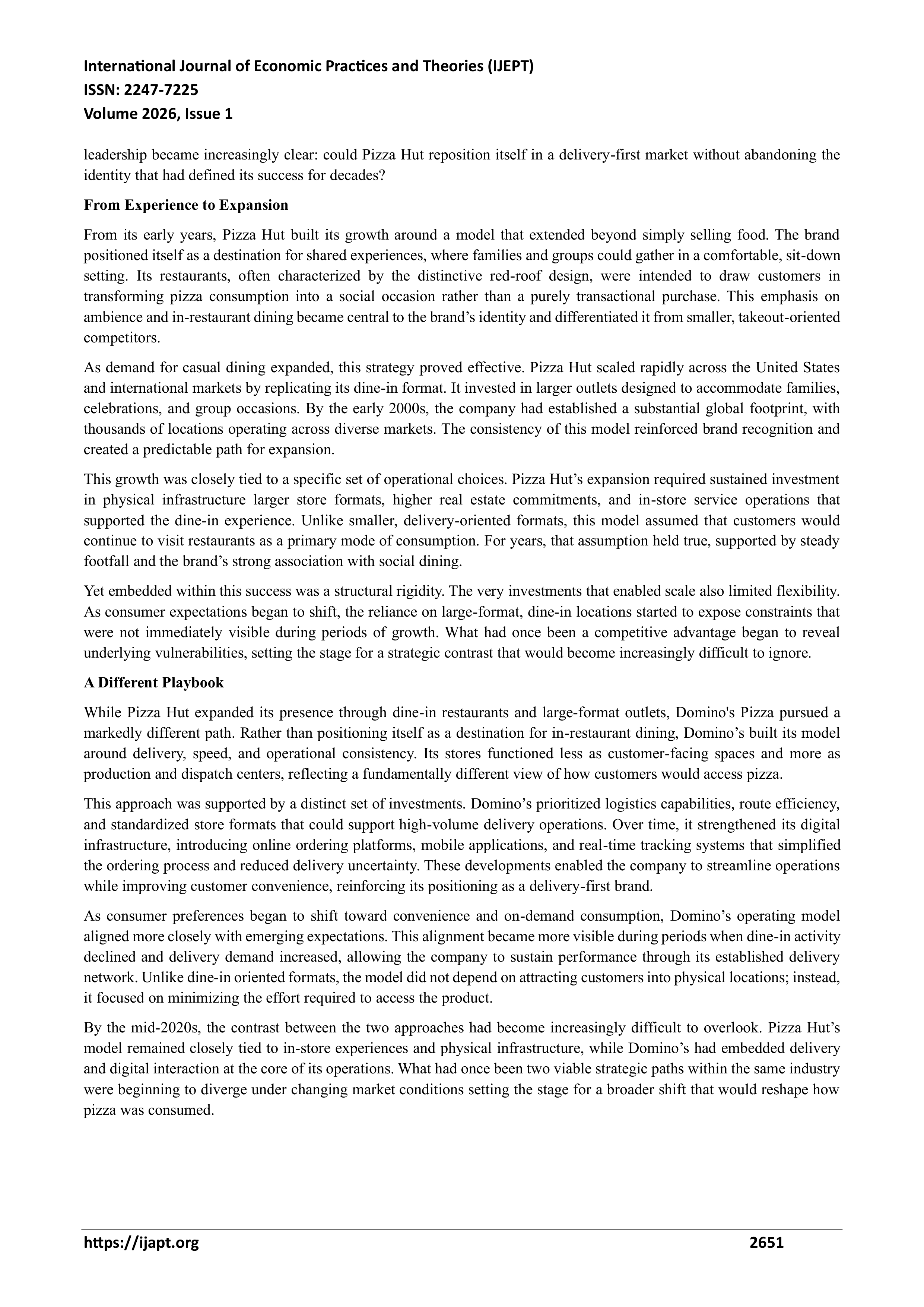 Pizza Hut Case Study — page 2
