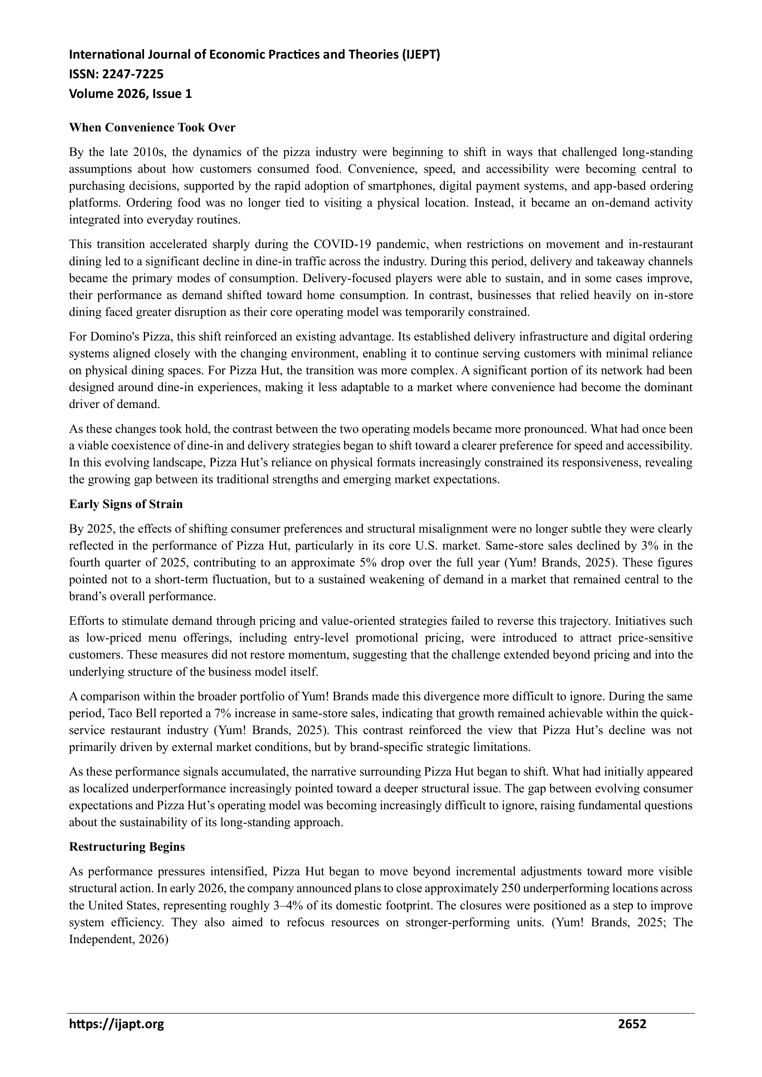 Pizza Hut Case Study — page 3