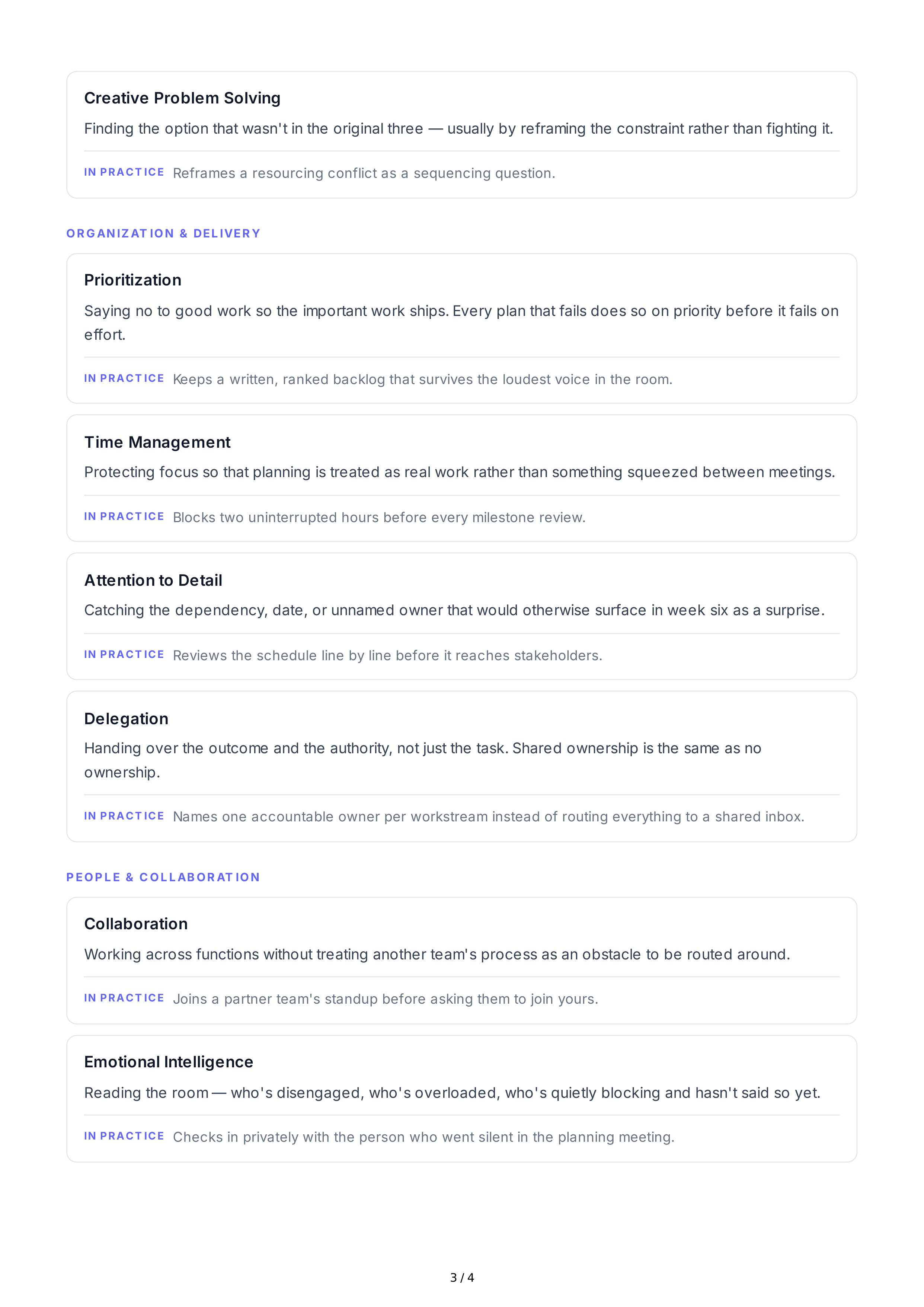 Planning Soft Skills — page 3