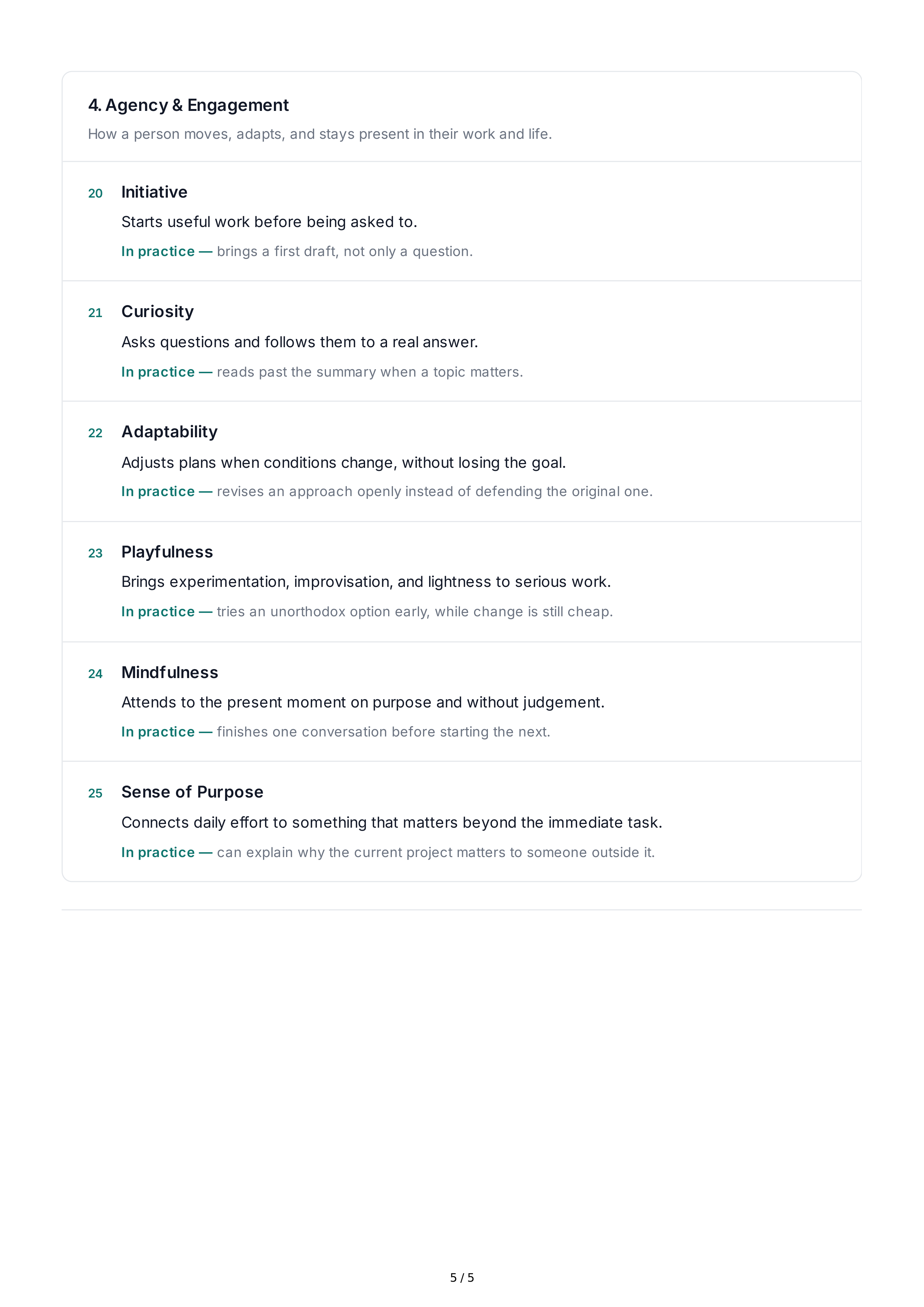 Positivity Personality Traits — page 5