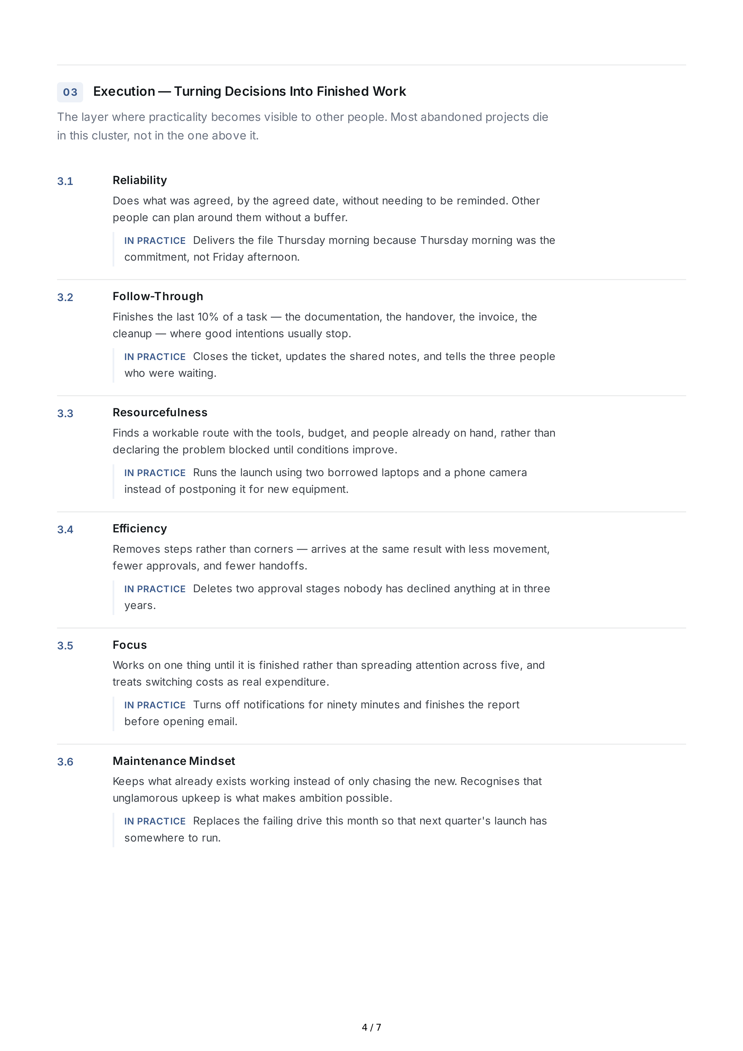 Practicality Personality Traits — page 4