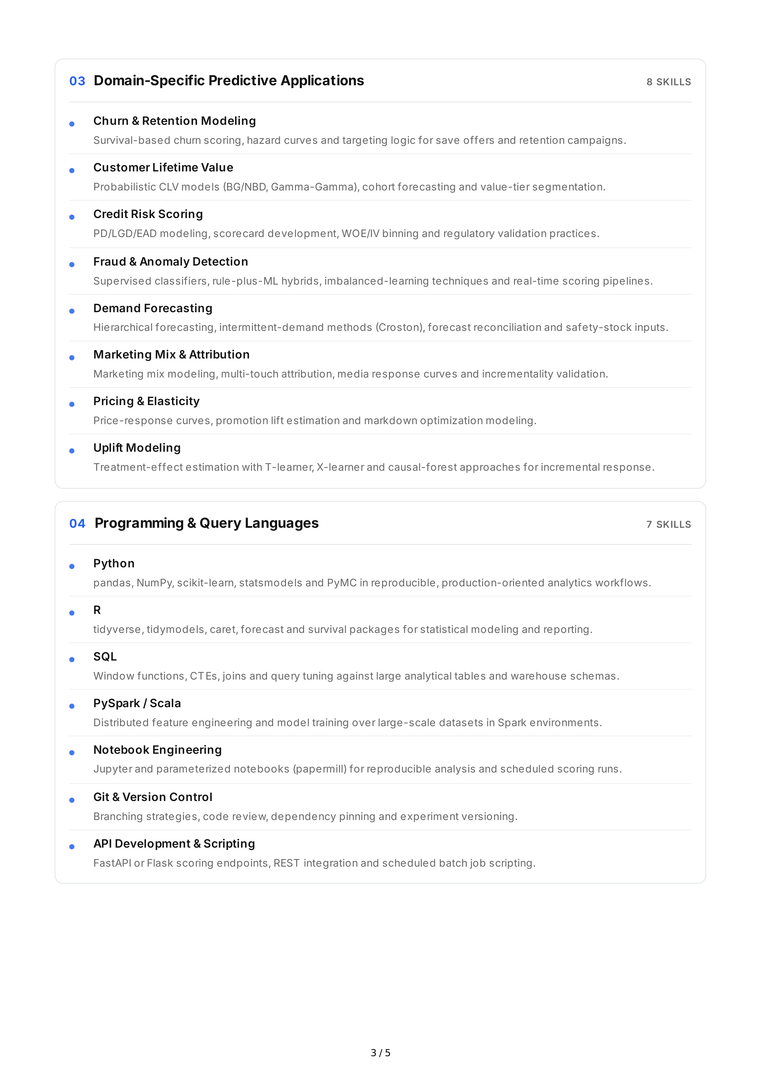 Predictive Analytics Hard Skills — page 3