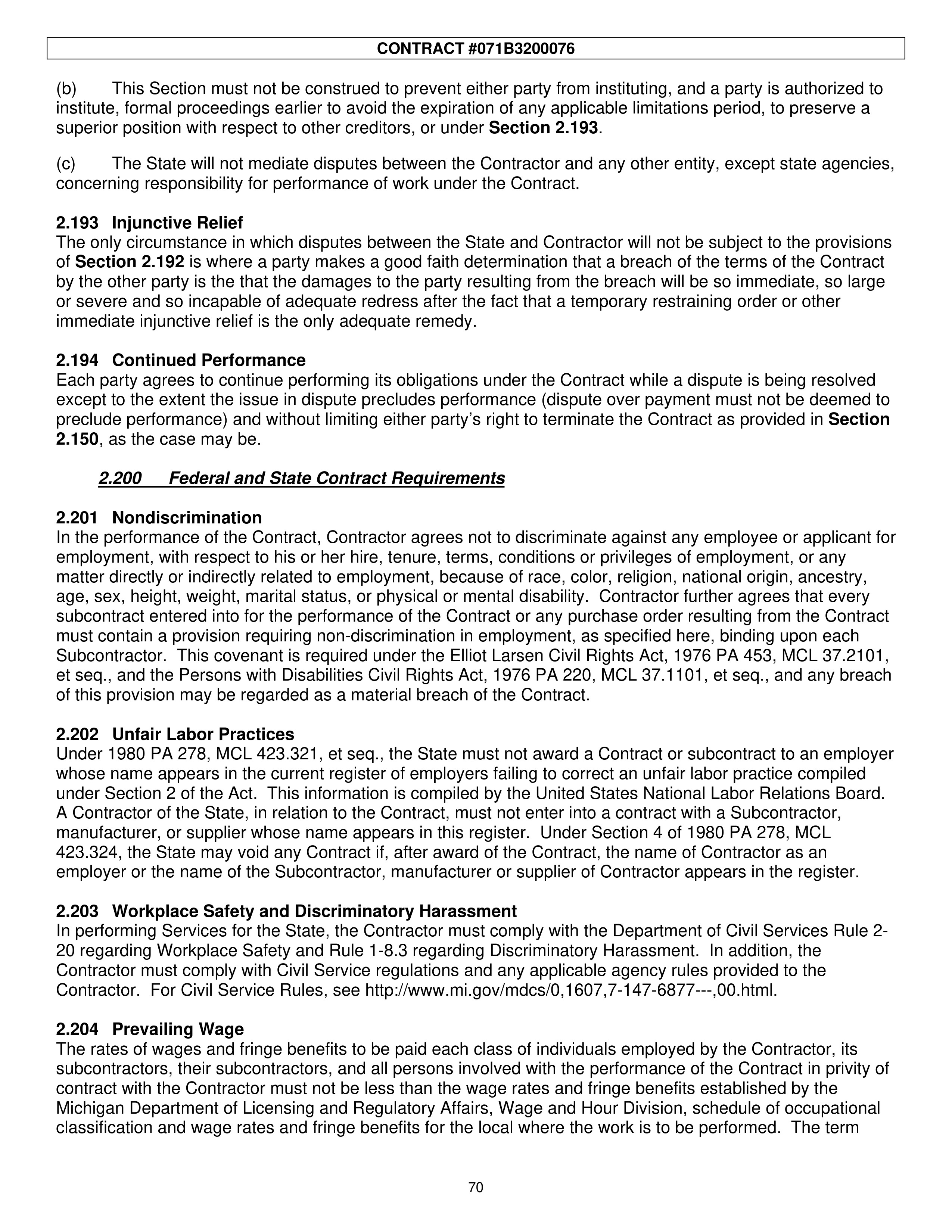PricewaterhouseCoopers Contract Change Notice — page 106