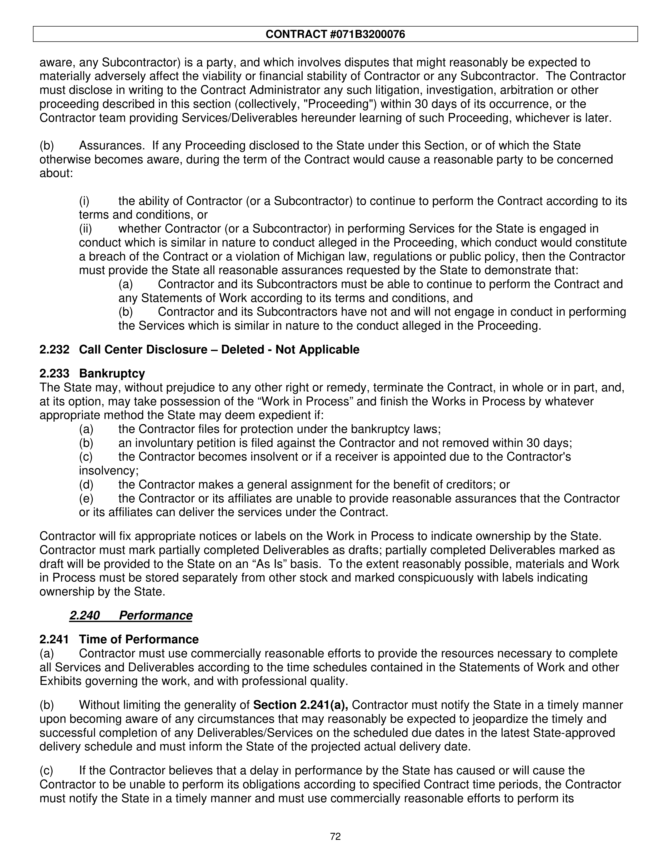 PricewaterhouseCoopers Contract Change Notice — page 108