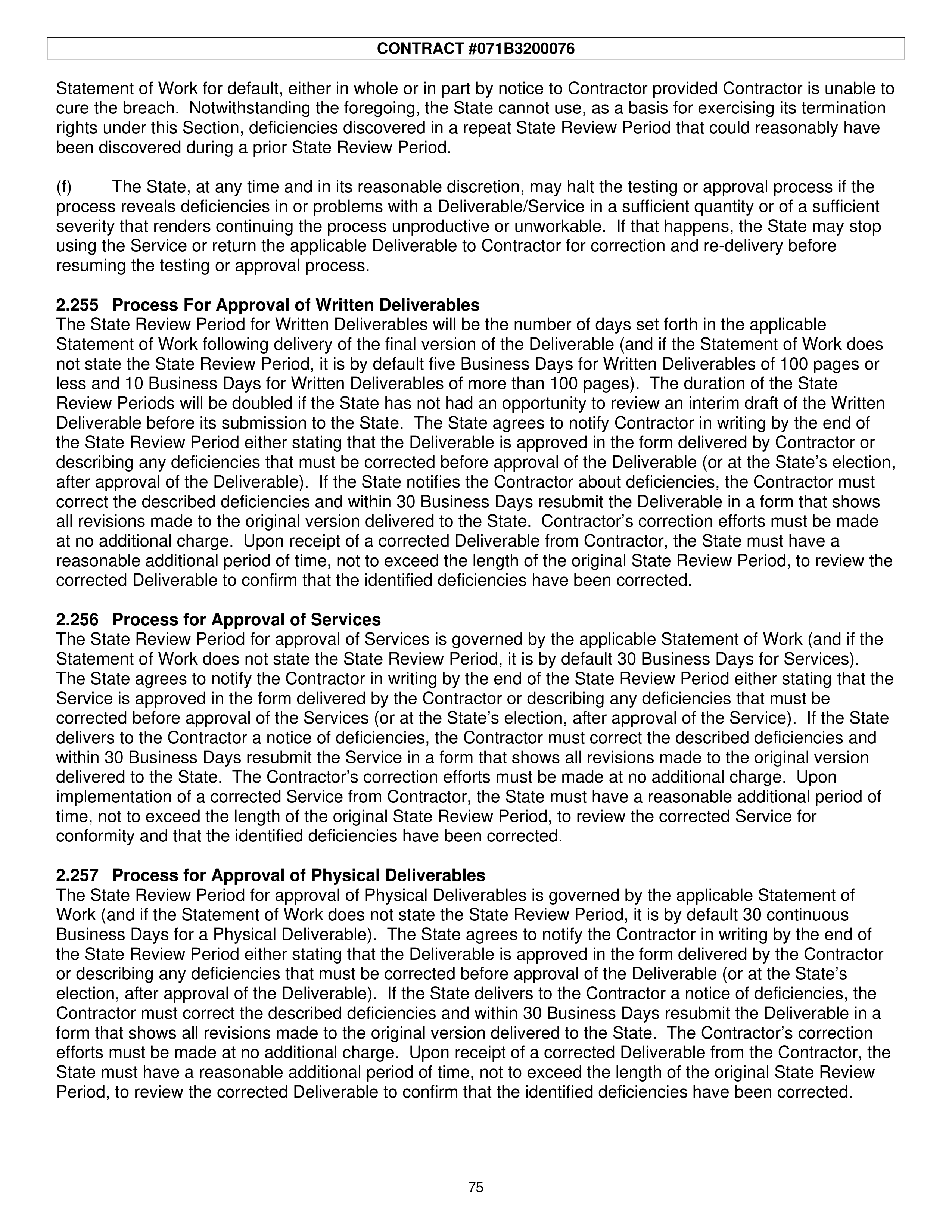PricewaterhouseCoopers Contract Change Notice — page 111