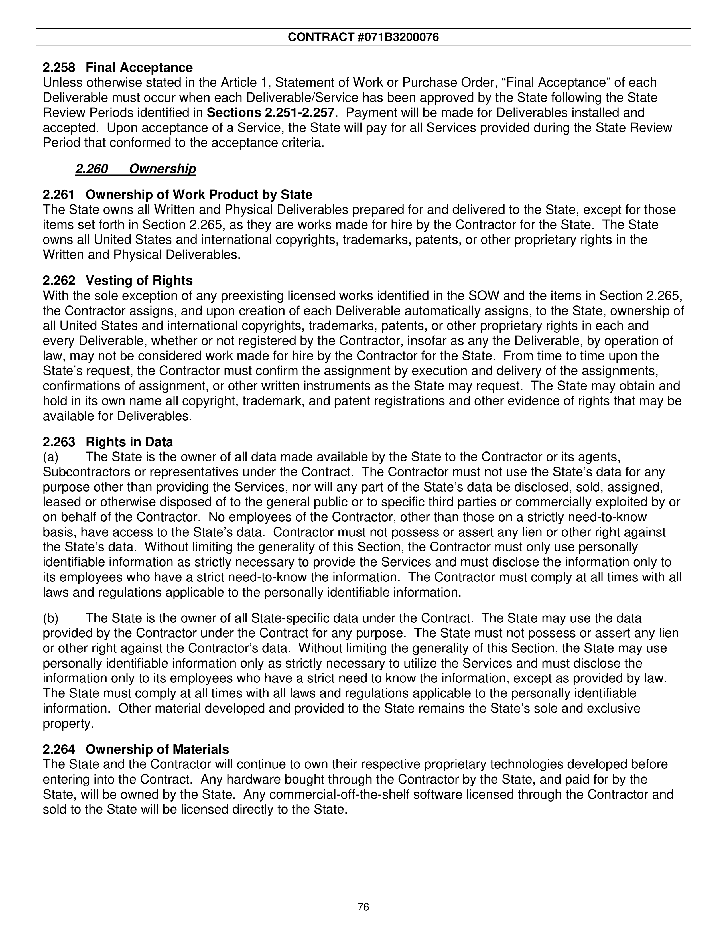 PricewaterhouseCoopers Contract Change Notice — page 112
