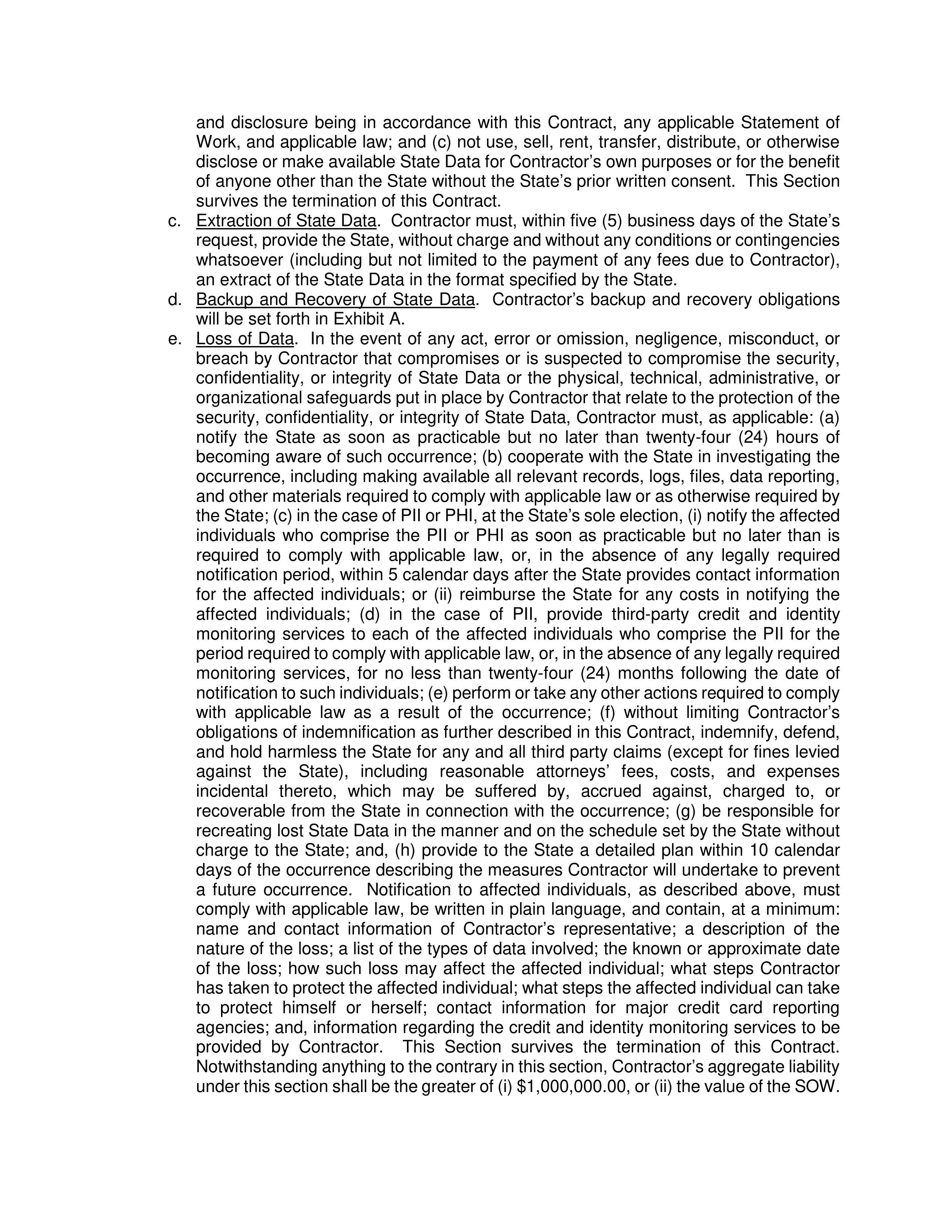 PricewaterhouseCoopers Contract Change Notice — page 12
