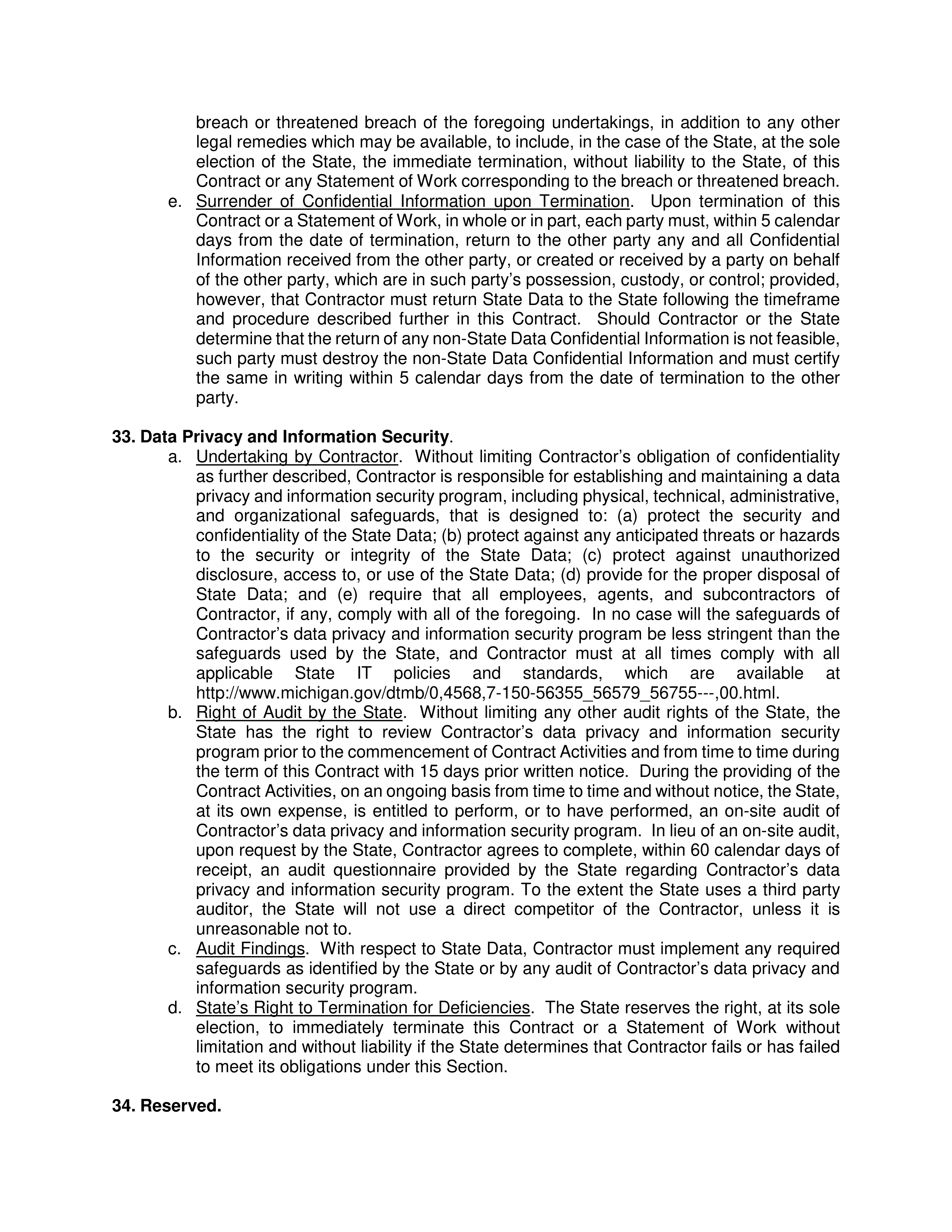 PricewaterhouseCoopers Contract Change Notice — page 14