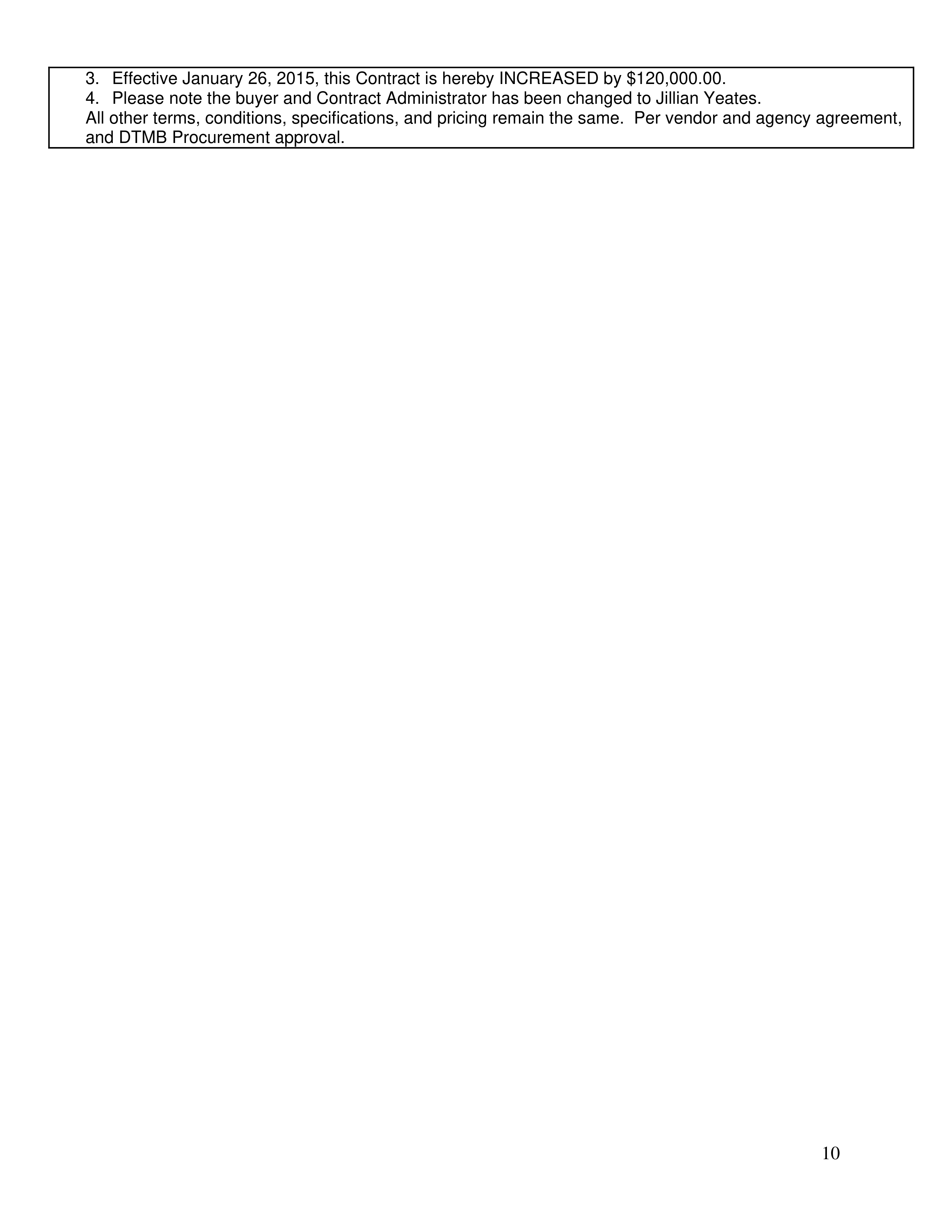 PricewaterhouseCoopers Contract Change Notice — page 37