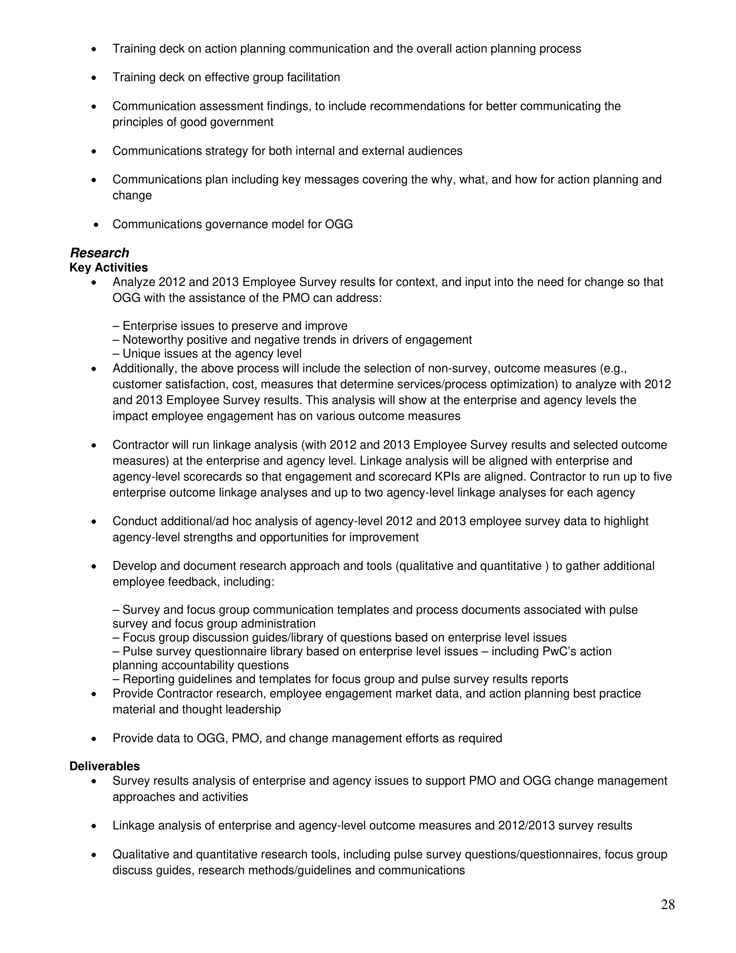 PricewaterhouseCoopers Contract Change Notice — page 64