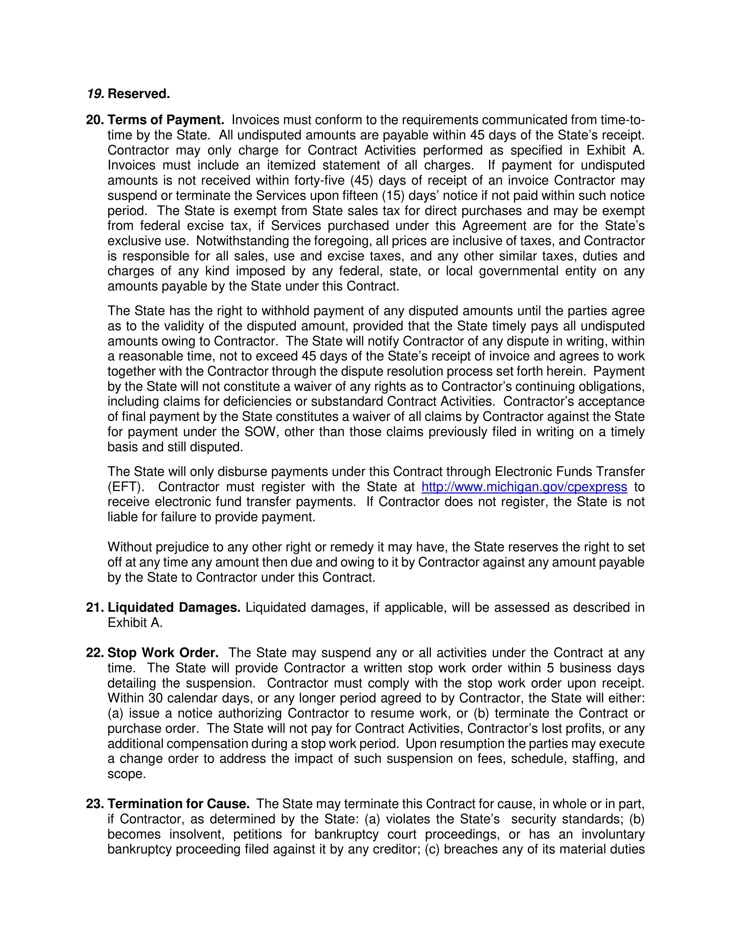 PricewaterhouseCoopers Contract Change Notice — page 8