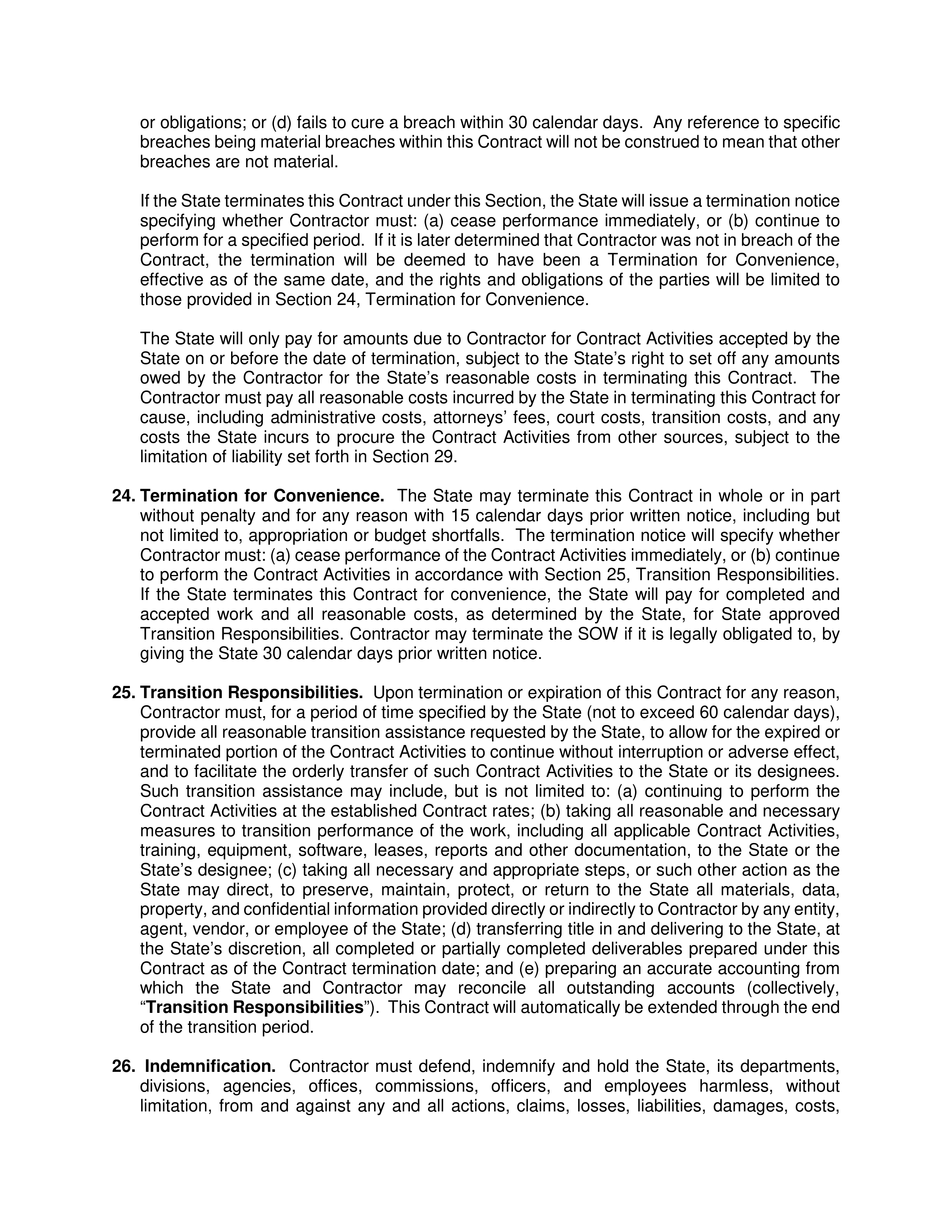 PricewaterhouseCoopers Contract Change Notice — page 9