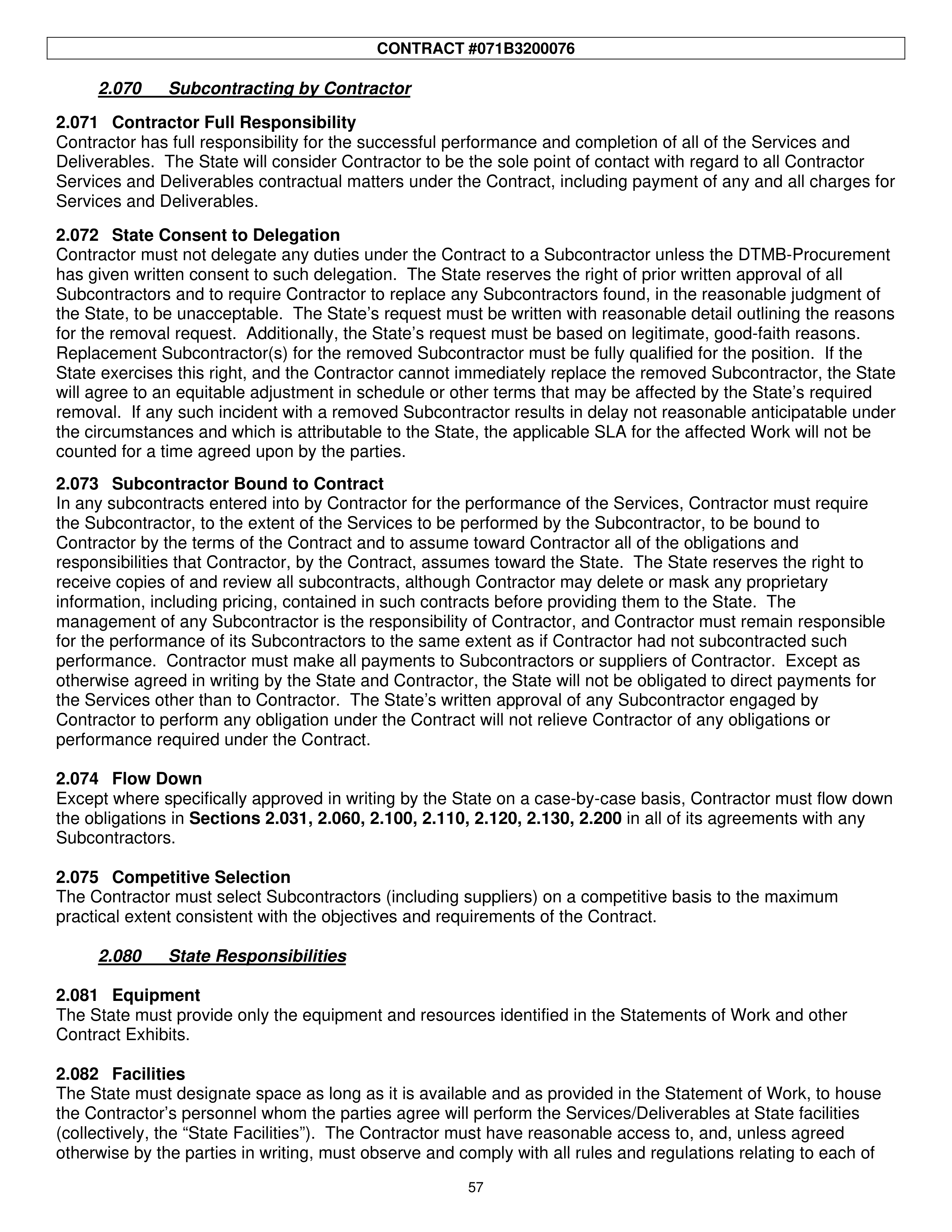 PricewaterhouseCoopers Contract Change Notice — page 93