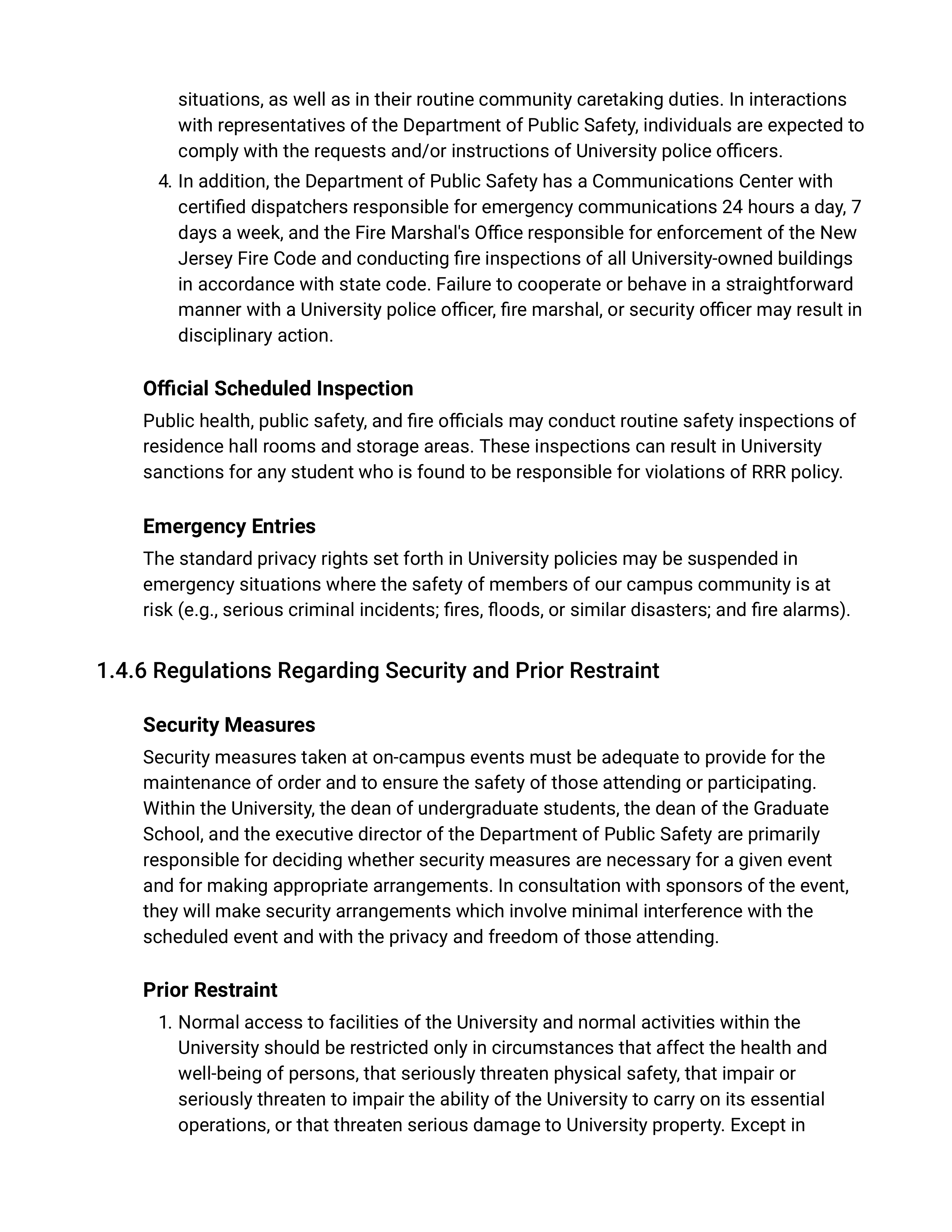 Princeton University Rights, Rules, Responsibilities Handbook — page 19