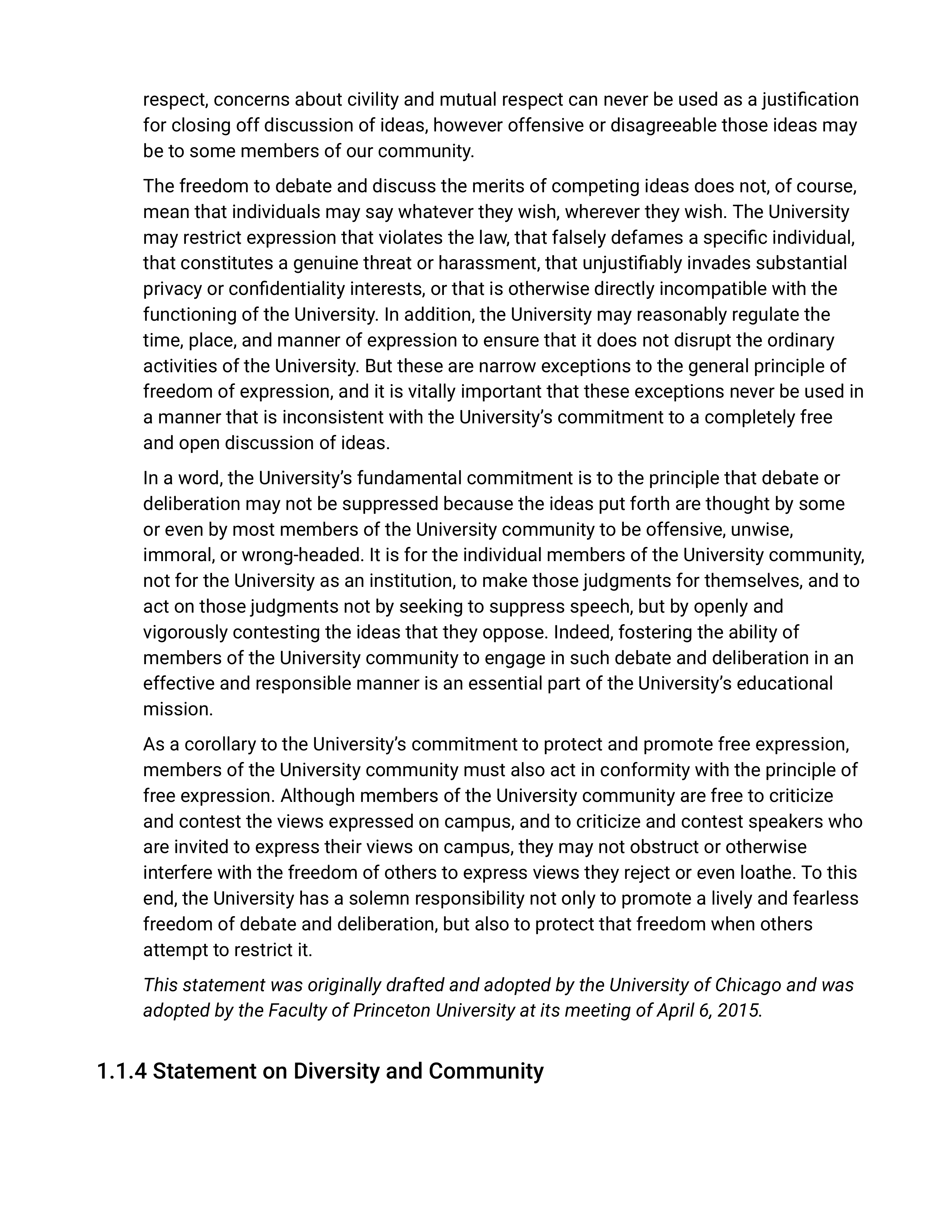 Princeton University Rights, Rules, Responsibilities Handbook — page 3
