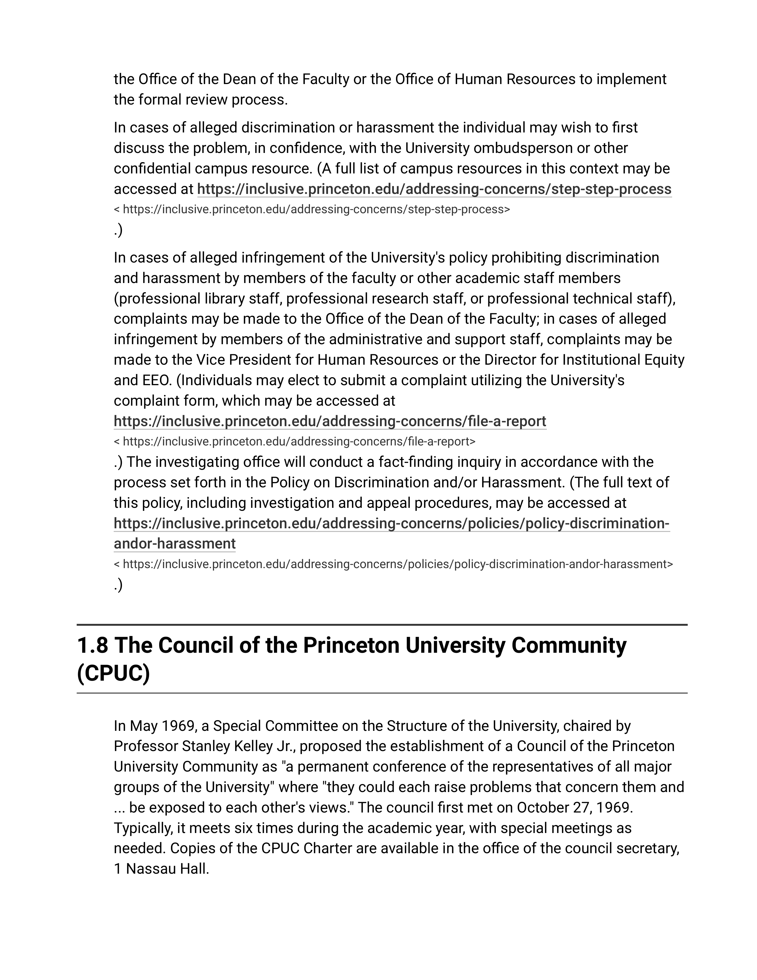 Princeton University Rights, Rules, Responsibilities Handbook — page 34