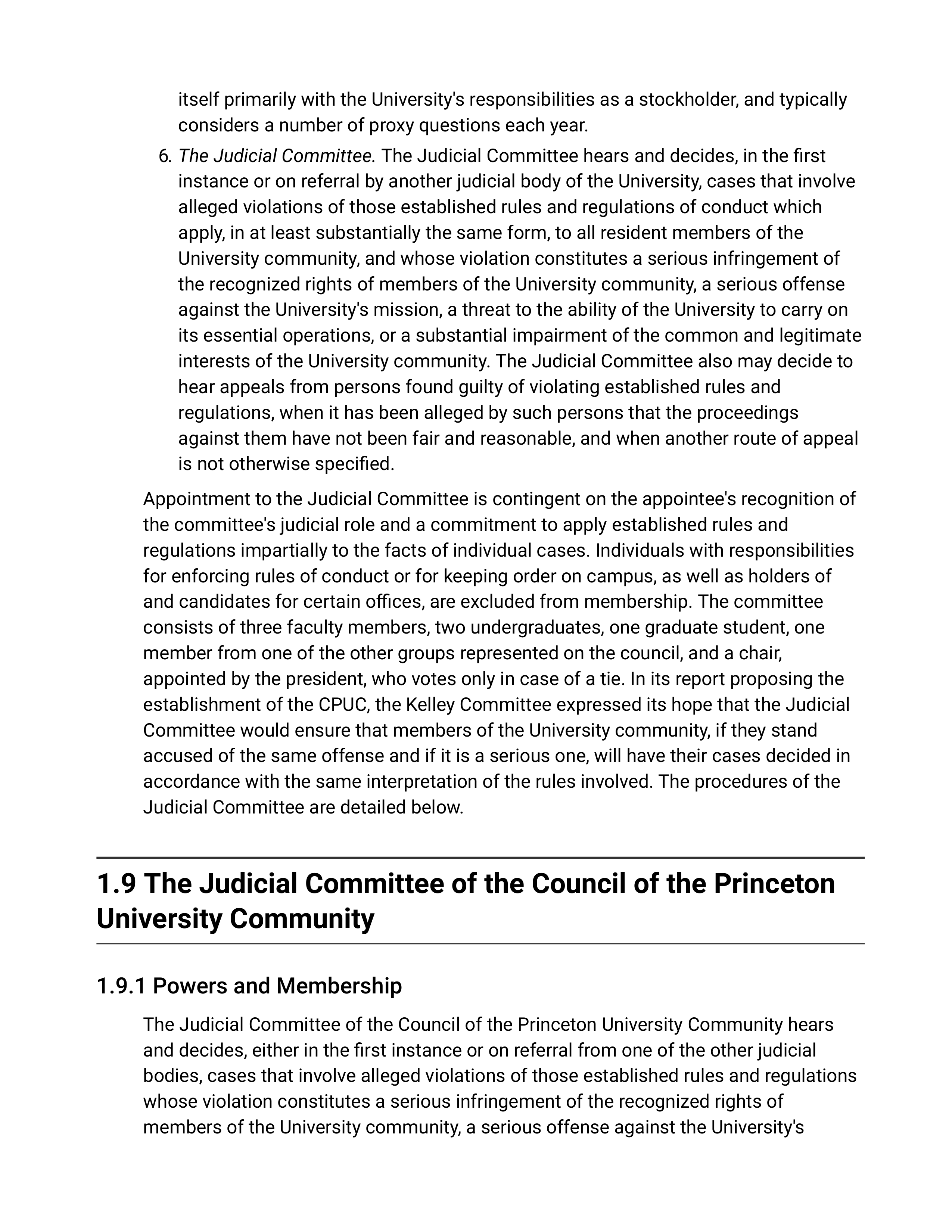 Princeton University Rights, Rules, Responsibilities Handbook — page 37