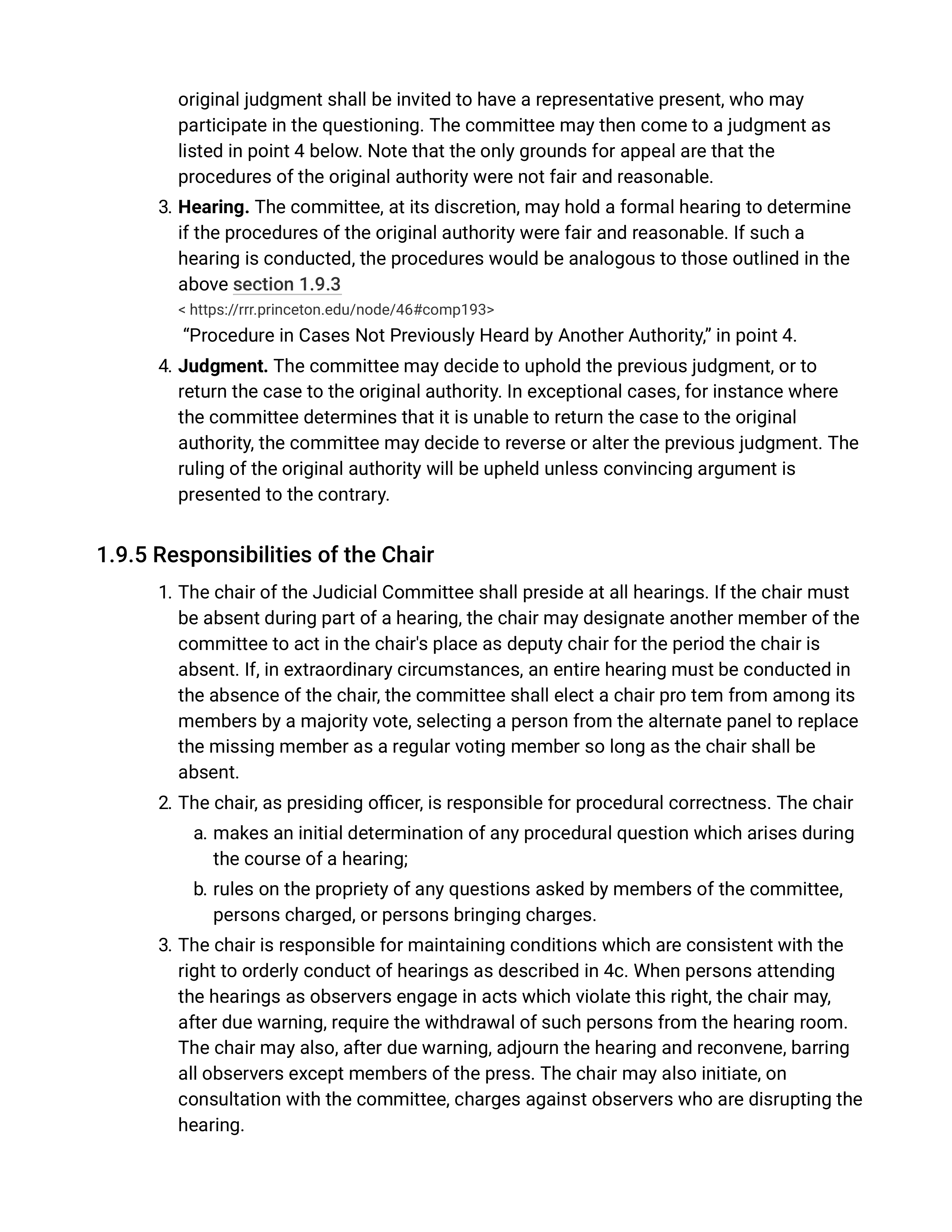 Princeton University Rights, Rules, Responsibilities Handbook — page 44